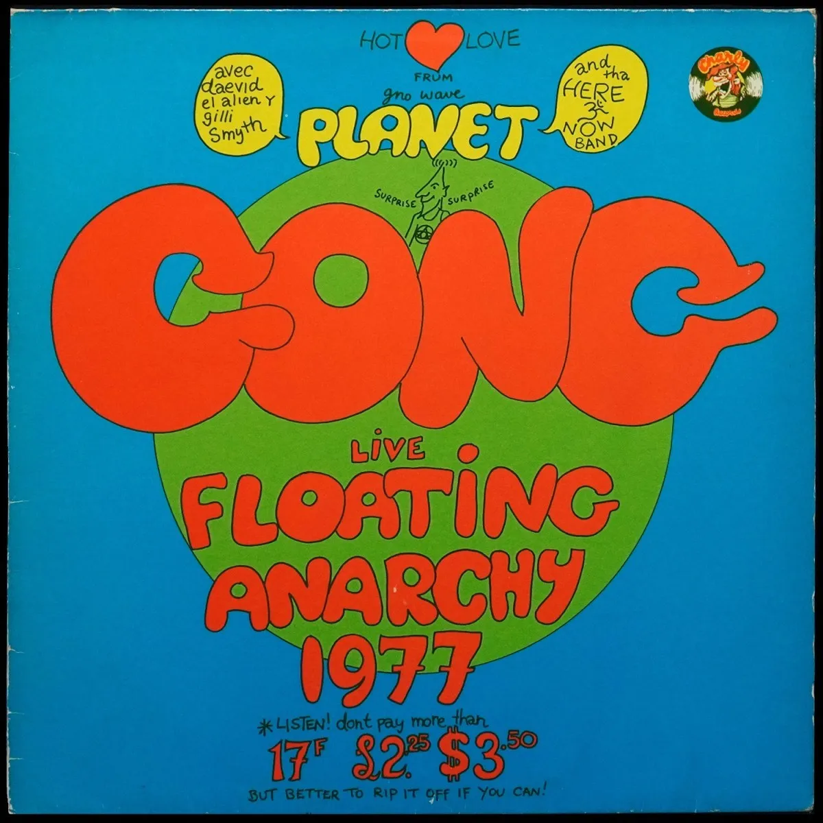 LP Gong — Live Floating Anarchy 1977 фото