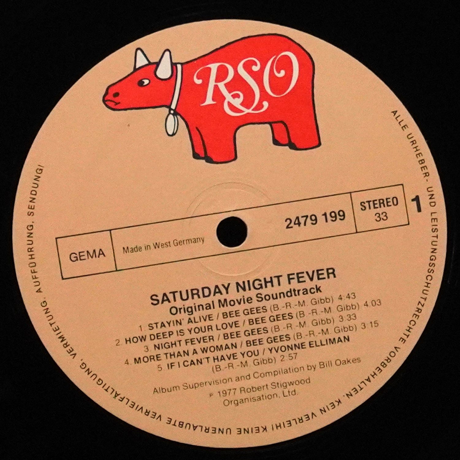 LP V/A — Saturday Night Fever (Original Movie Sound Track) (2LP) фото 3