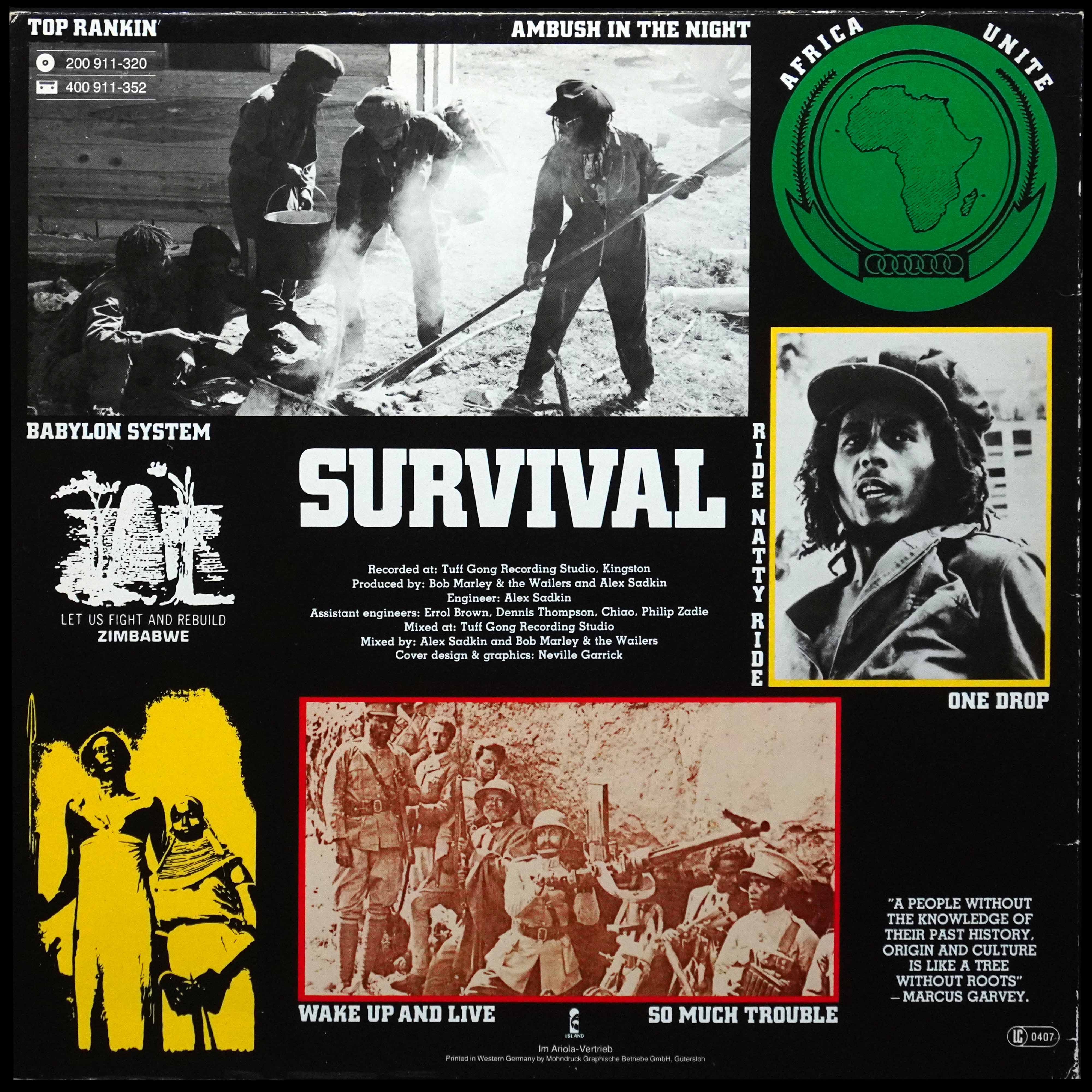 LP Bob Marley — Survival фото 2