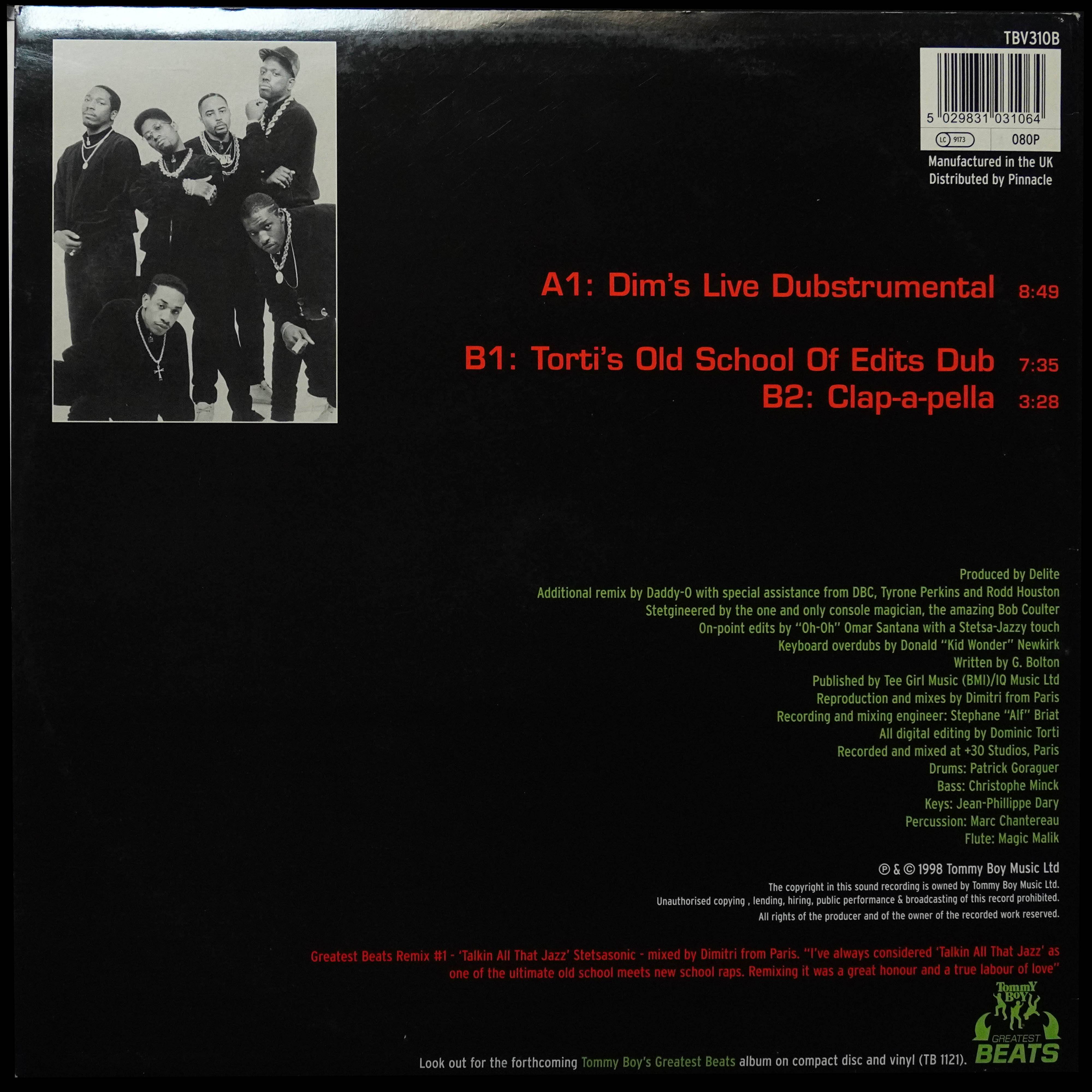 LP Stetsasonic — Talkin All That Jazz (Remixes Pt. 2) фото 2