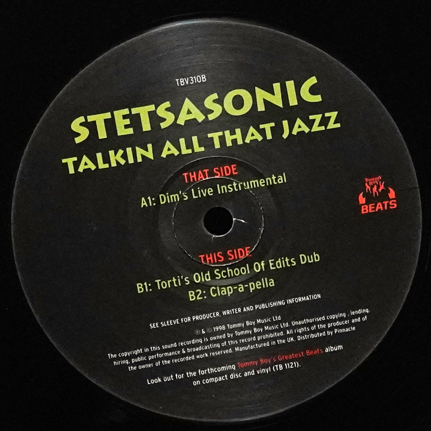 LP Stetsasonic — Talkin All That Jazz (Remixes Pt. 2) фото 3