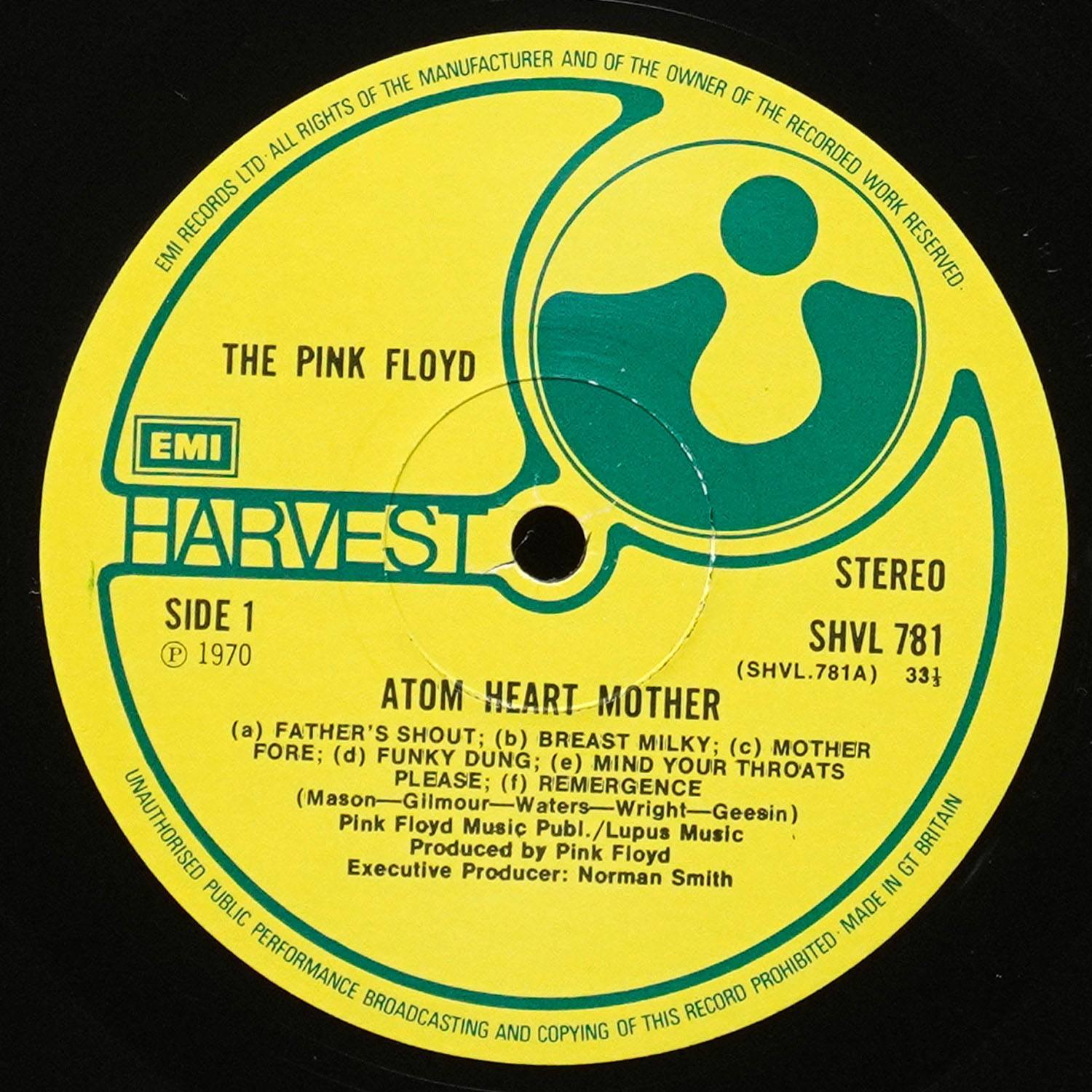 LP Pink Floyd — Atom Heart Mother фото 3