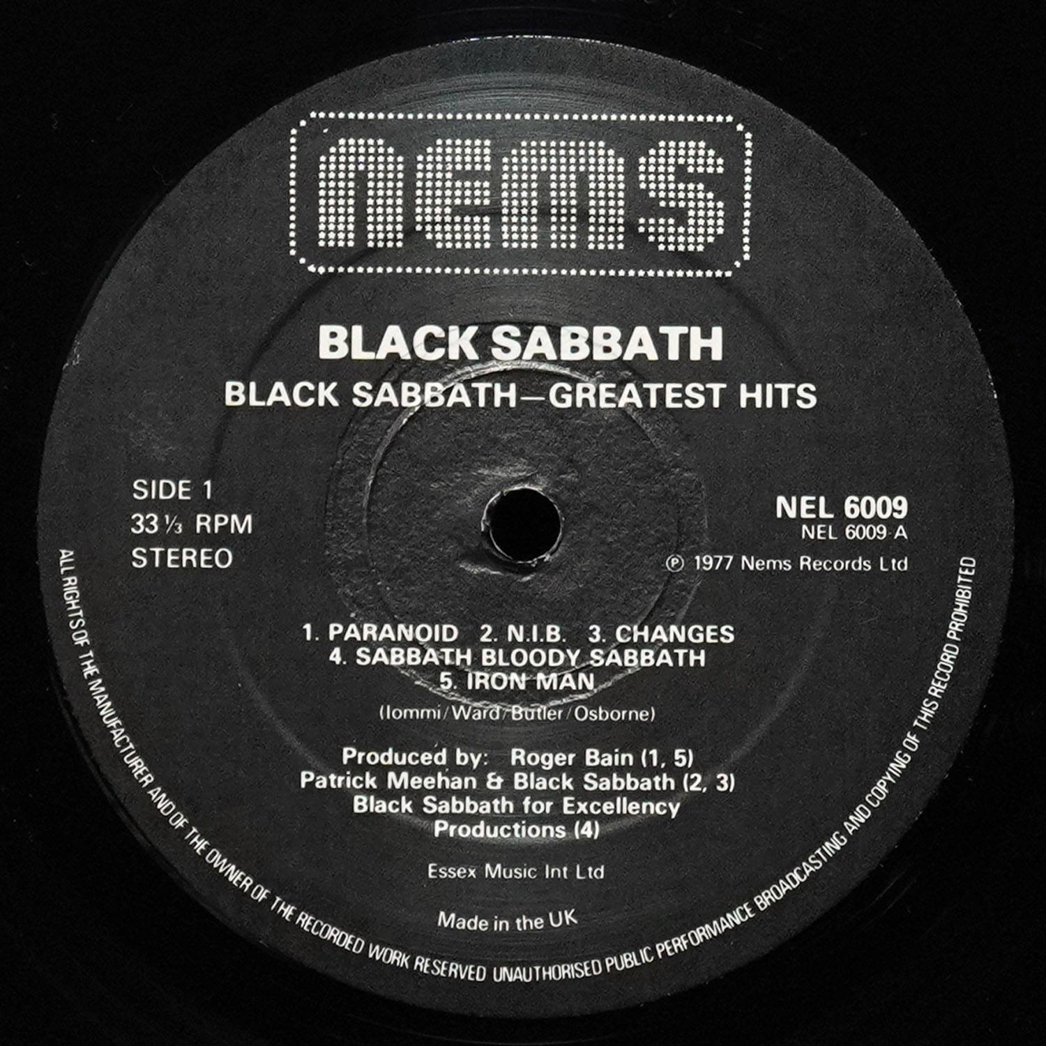 LP Black Sabbath — Greatest Hits фото 3