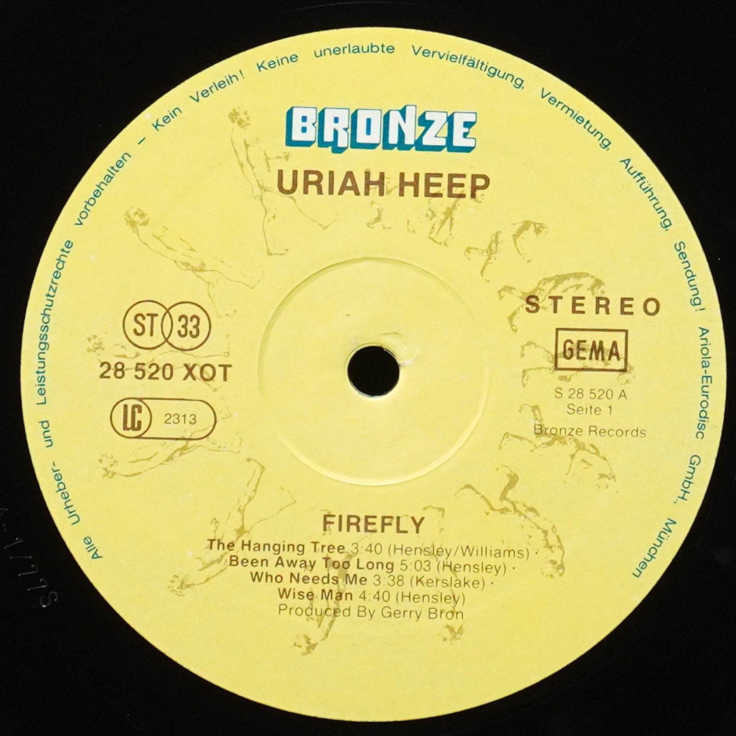LP Uriah Heep — Firefly фото 3