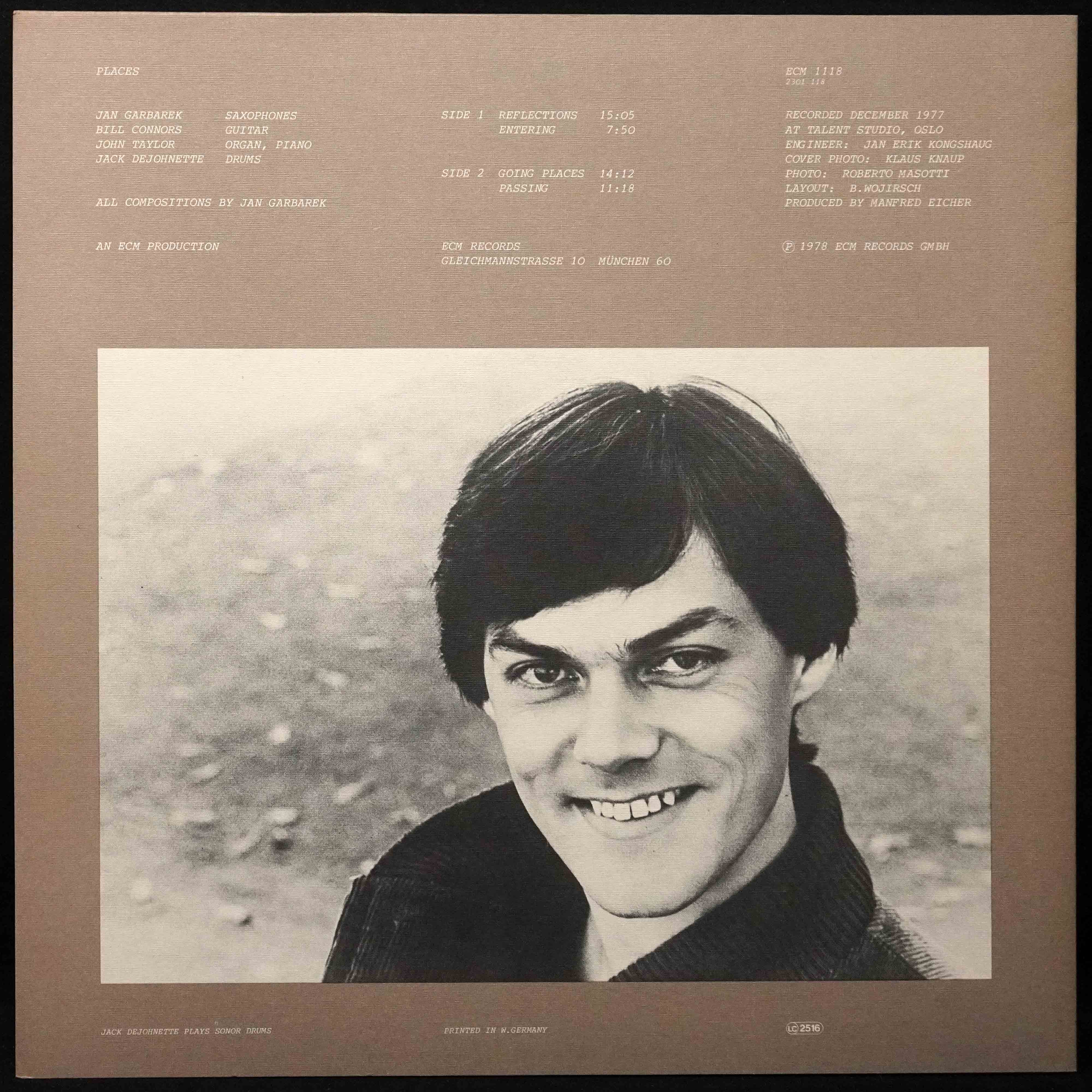 LP Jan Garbarek — Places фото 2