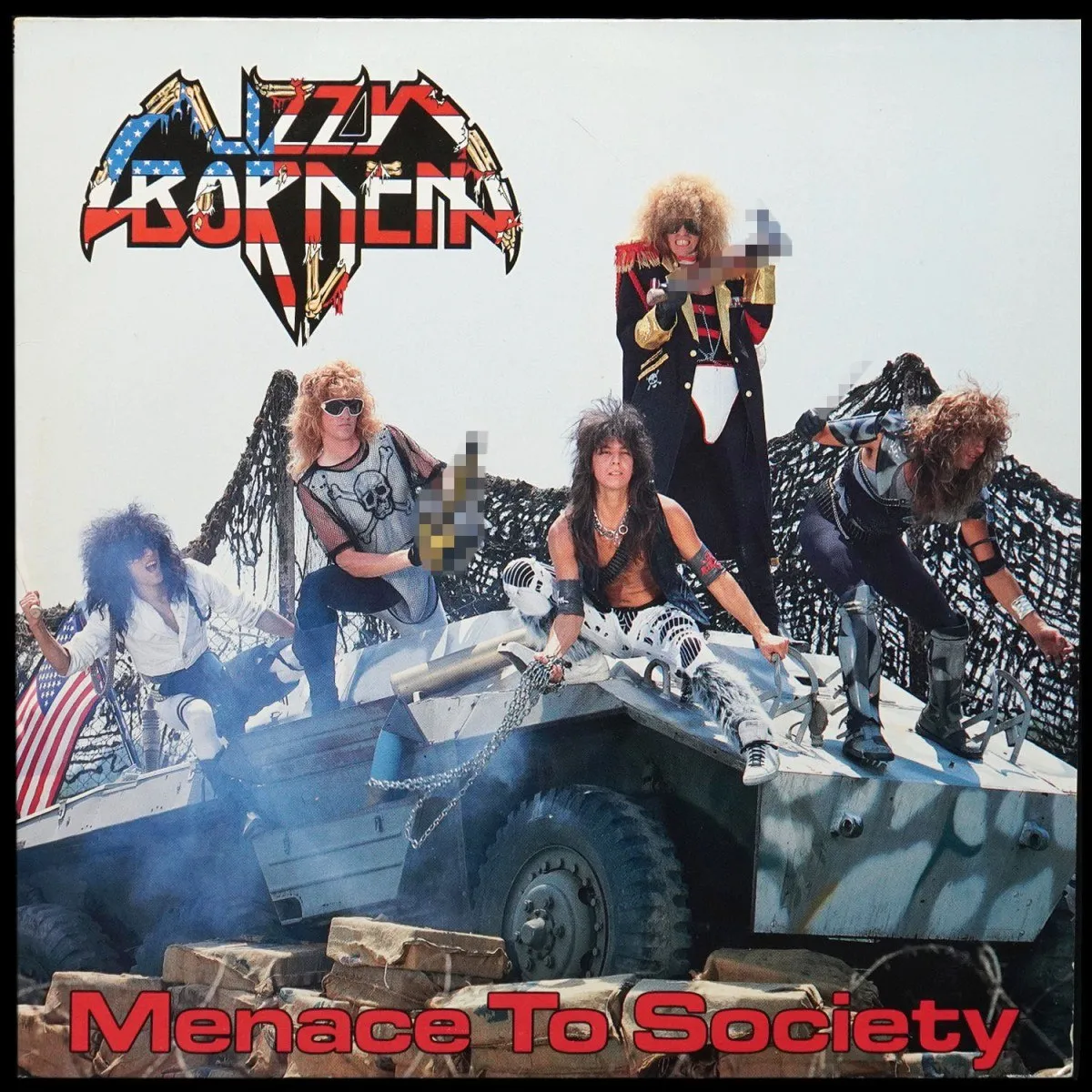 LP Lizzy Borden — Menace To Society фото