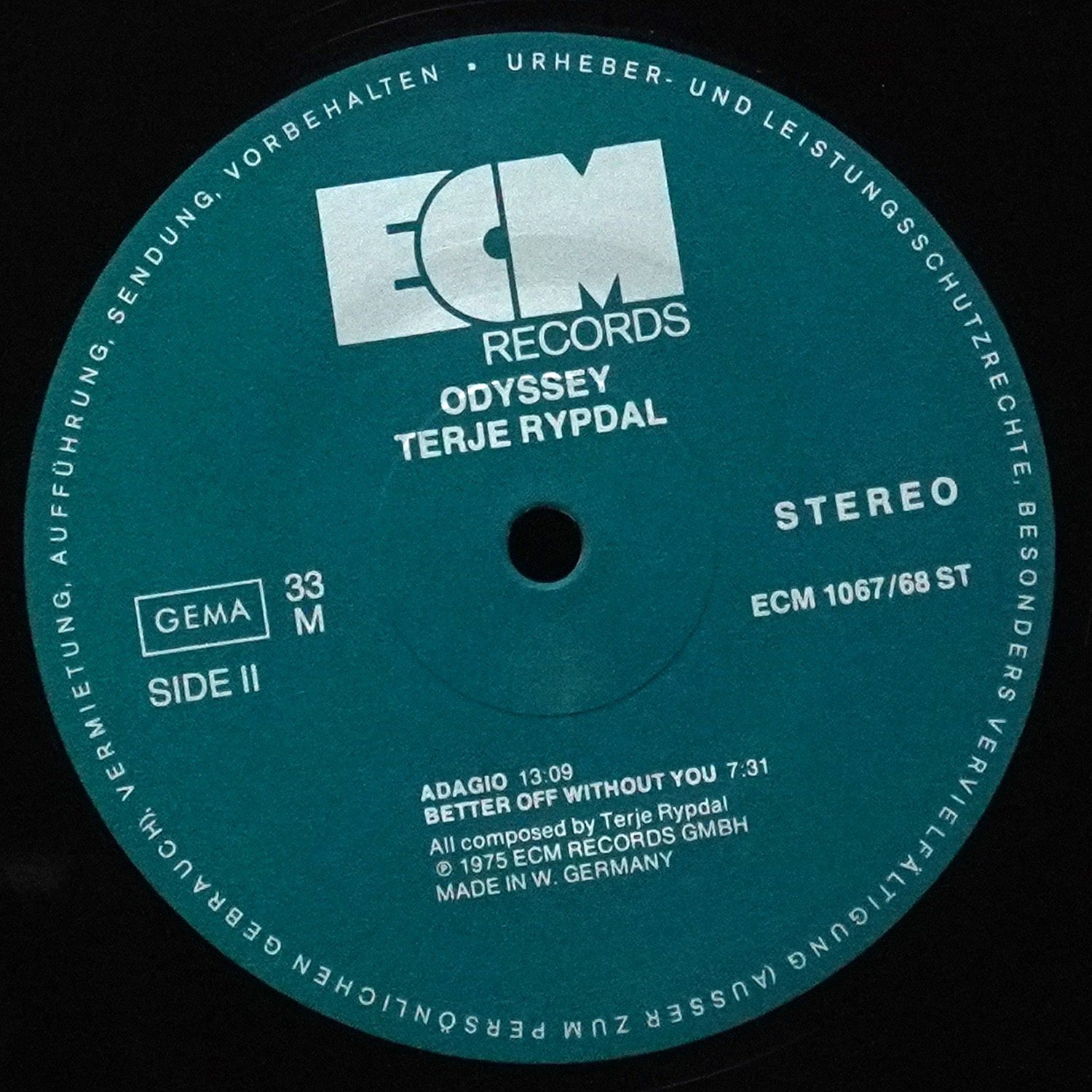LP Terje Rypdal — Odyssey (2LP) фото 5