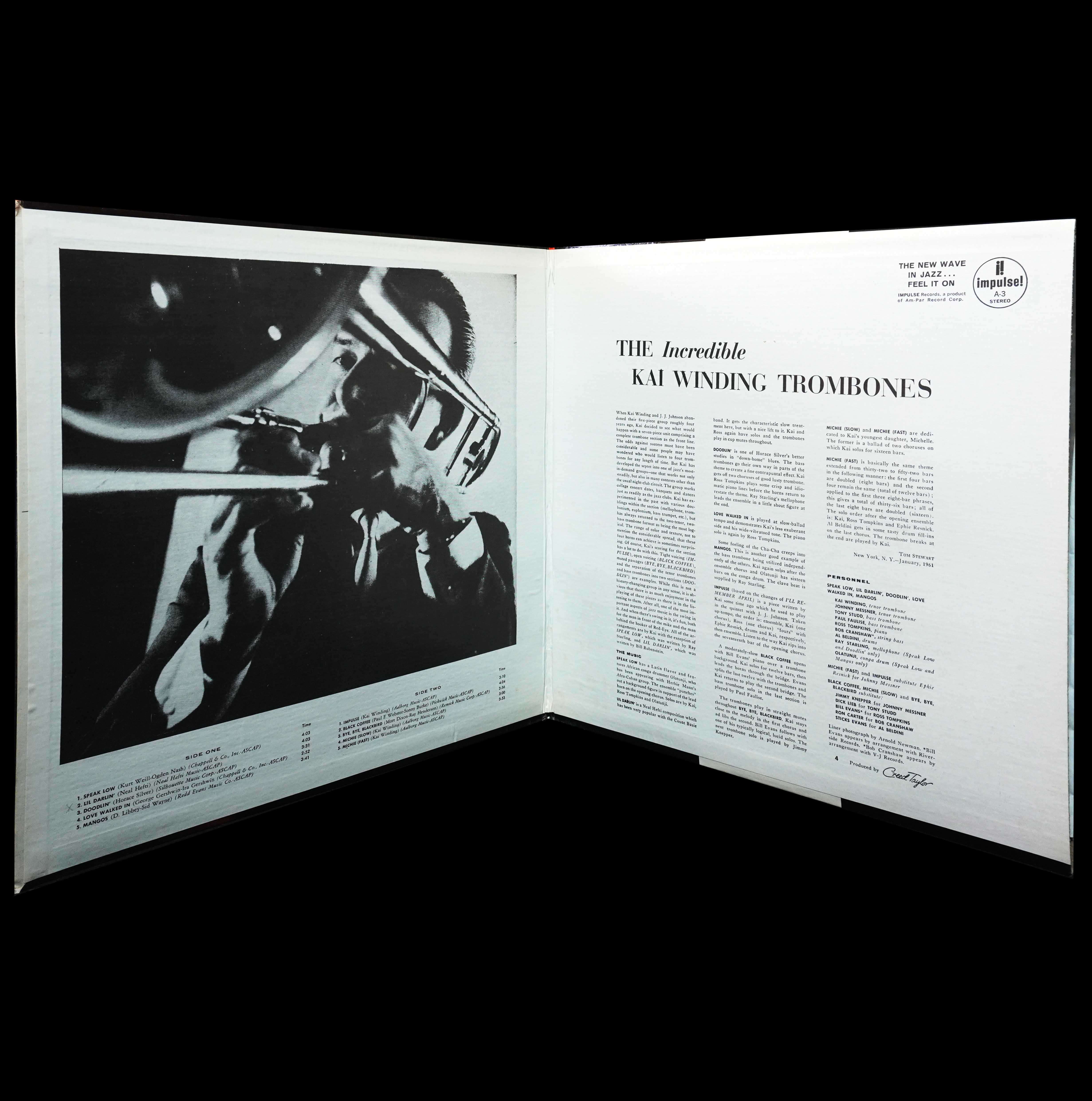 LP Kai Winding — Incredible Kai Winding Trombones фото 5