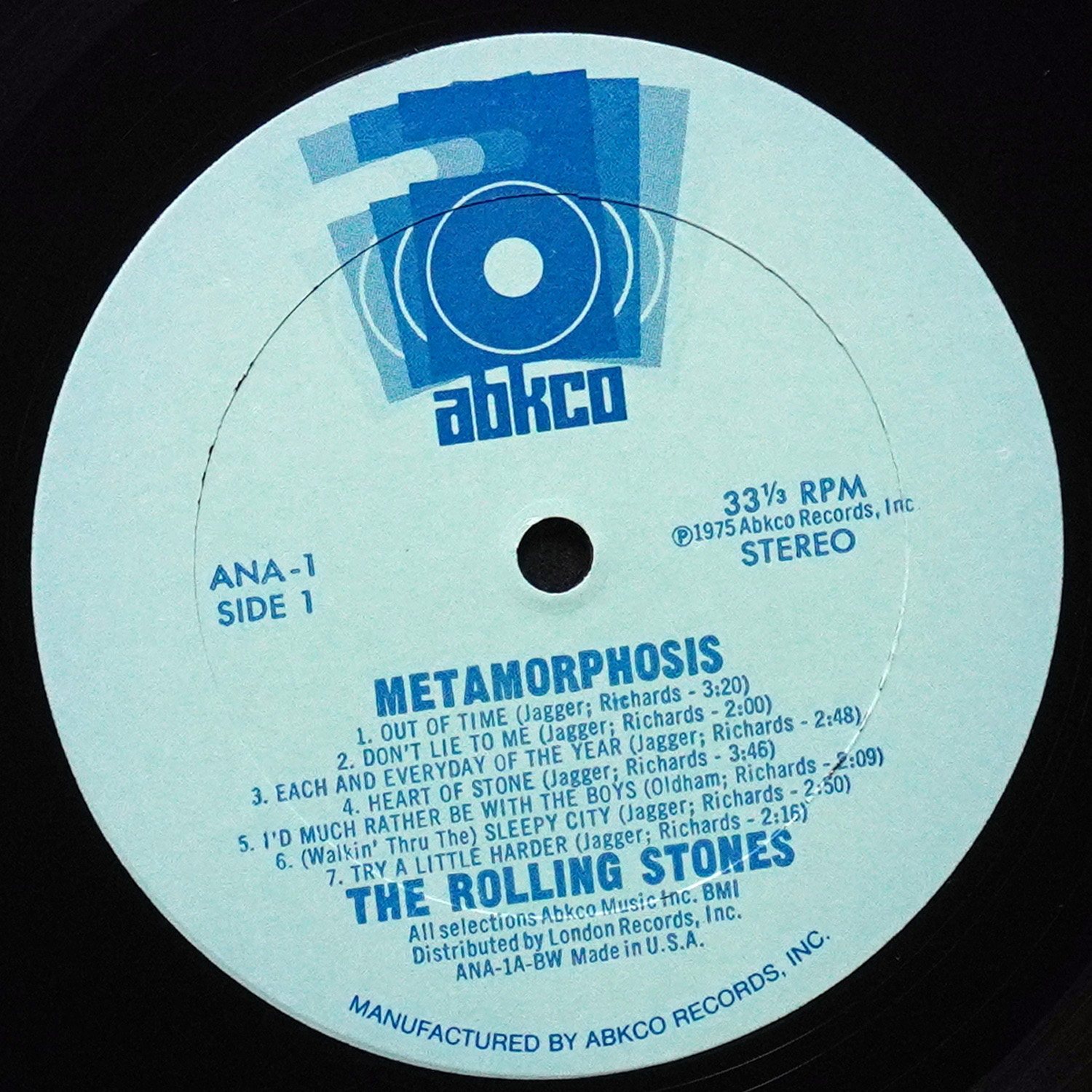 LP Rolling Stones — Metamorphosis фото 3