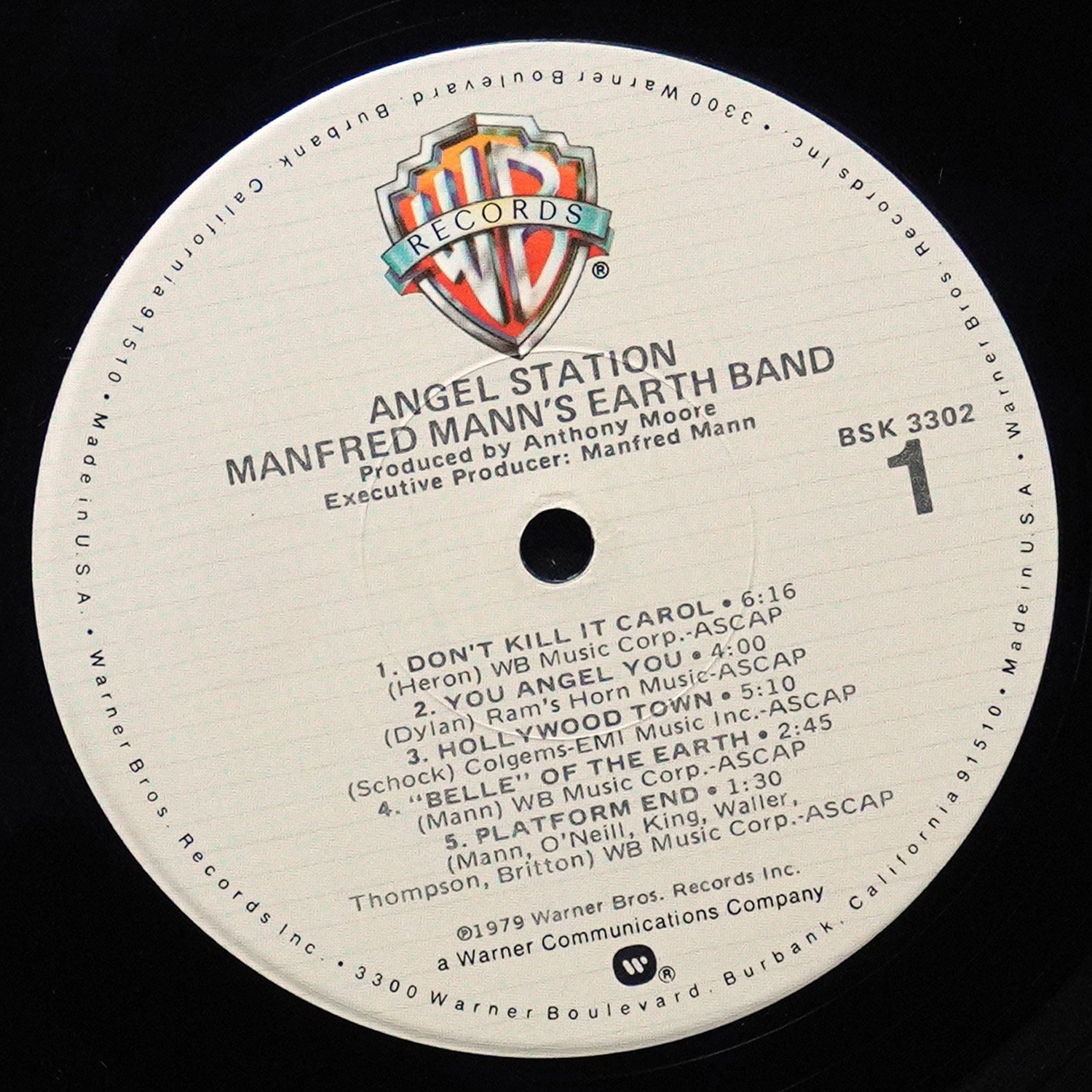 LP Manfred Mann's Earth Band — Angel Station фото 3