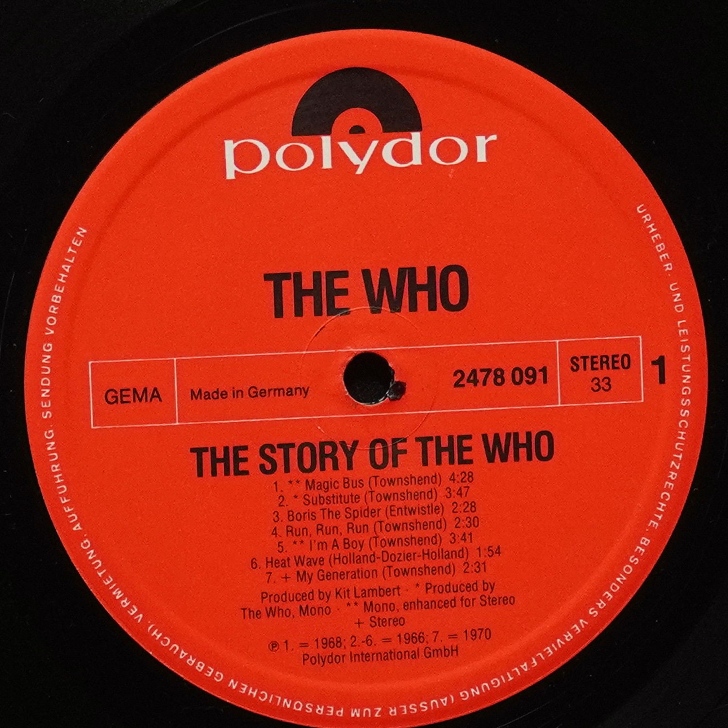 LP Who — Story Of The Who (2LP, + буклет) фото 2