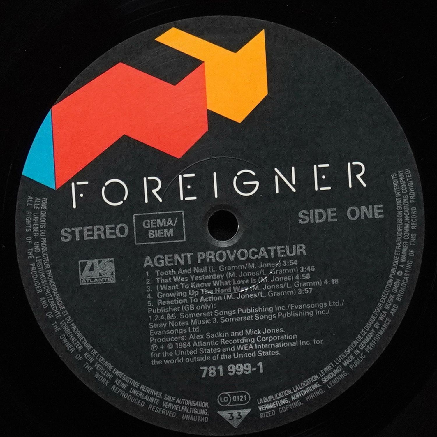 LP Foreigner — Agent Provocateur фото 2