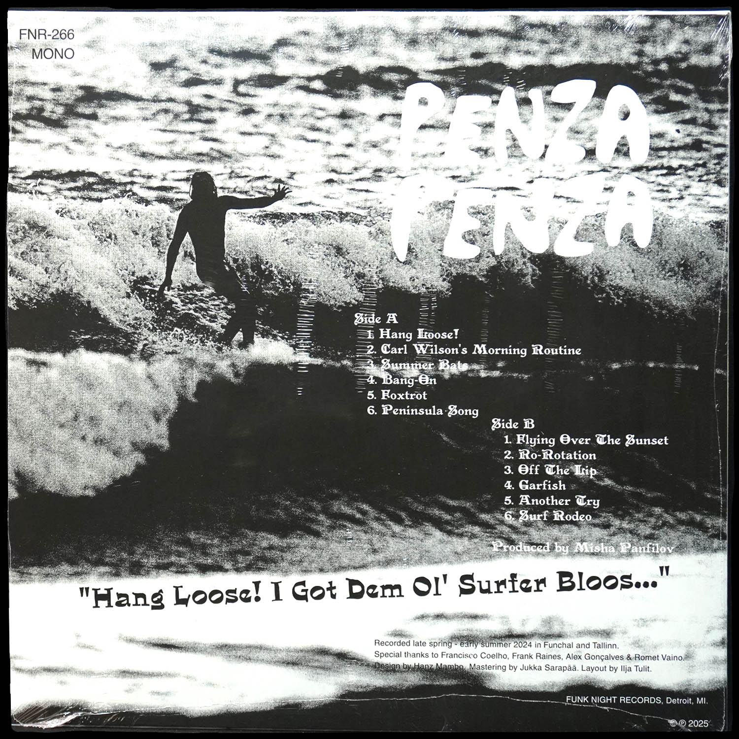 LP Penza Penza — Hang Loose! I Got Dem Ol' Surfer Bloos... (моно) фото 2