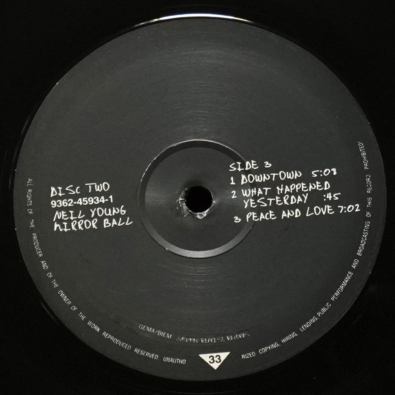 LP Neil Young — Mirror Ball (2LP) фото 5