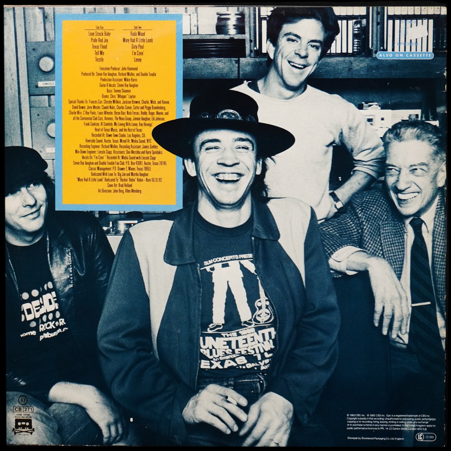 LP Stevie Ray Vaughan — Texas Flood фото 2
