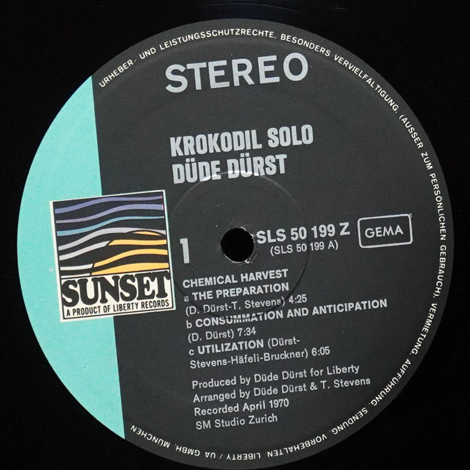 LP Dude Durst — Krokodil Solo фото 3