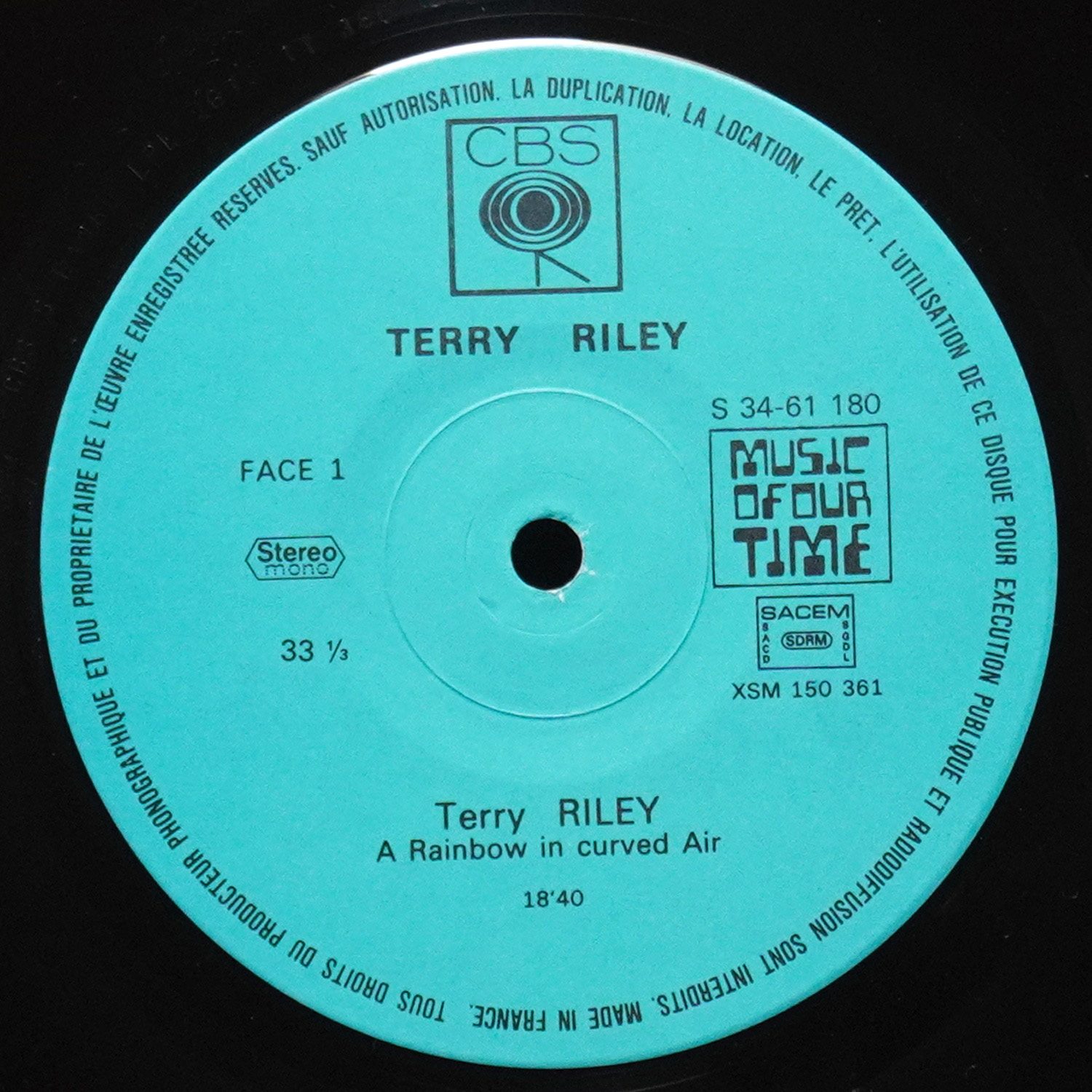 LP Terry Riley — Poppy Nogood & The Phantom Band / A Rainbow In Curved Air фото 3
