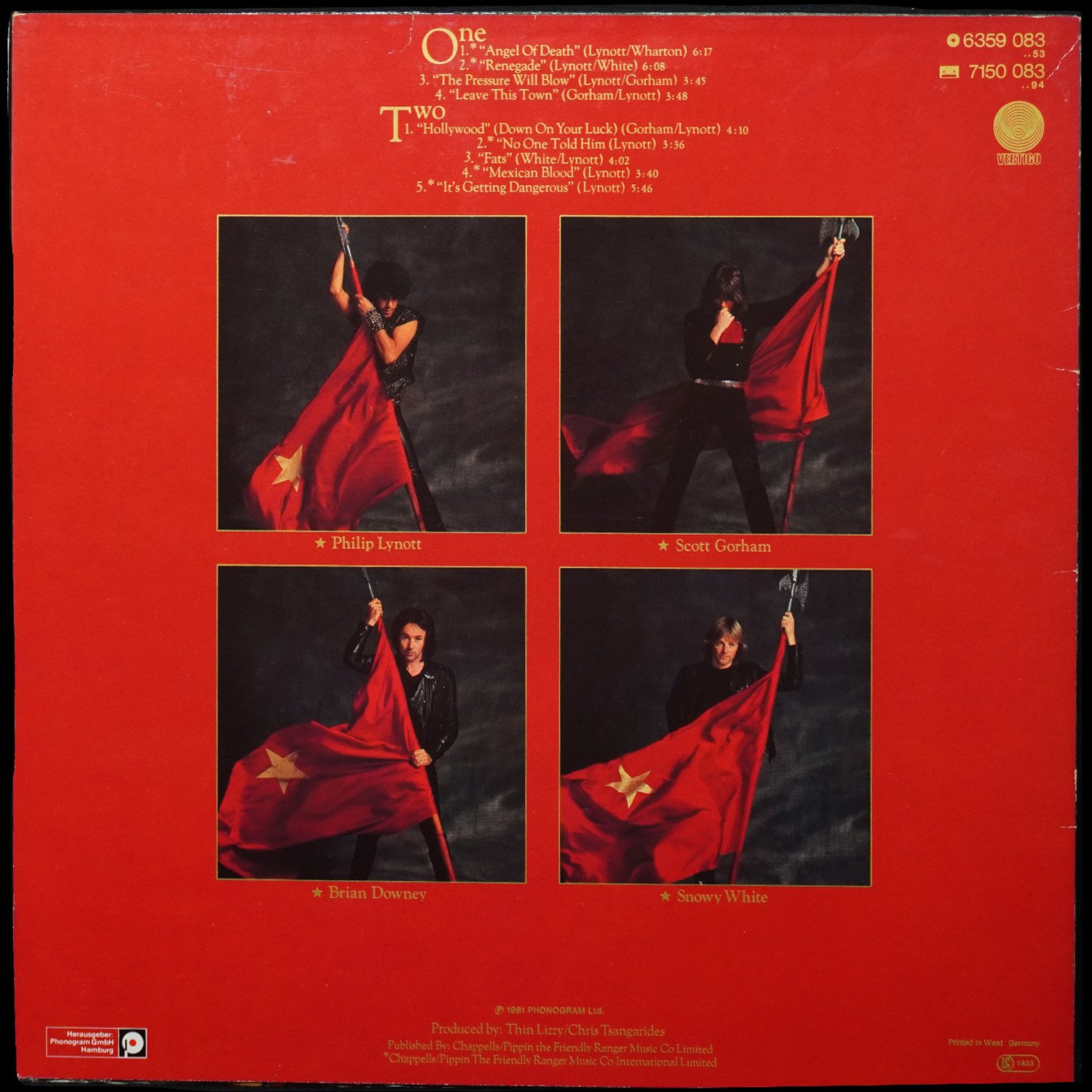 LP Thin Lizzy — Renegade фото 2