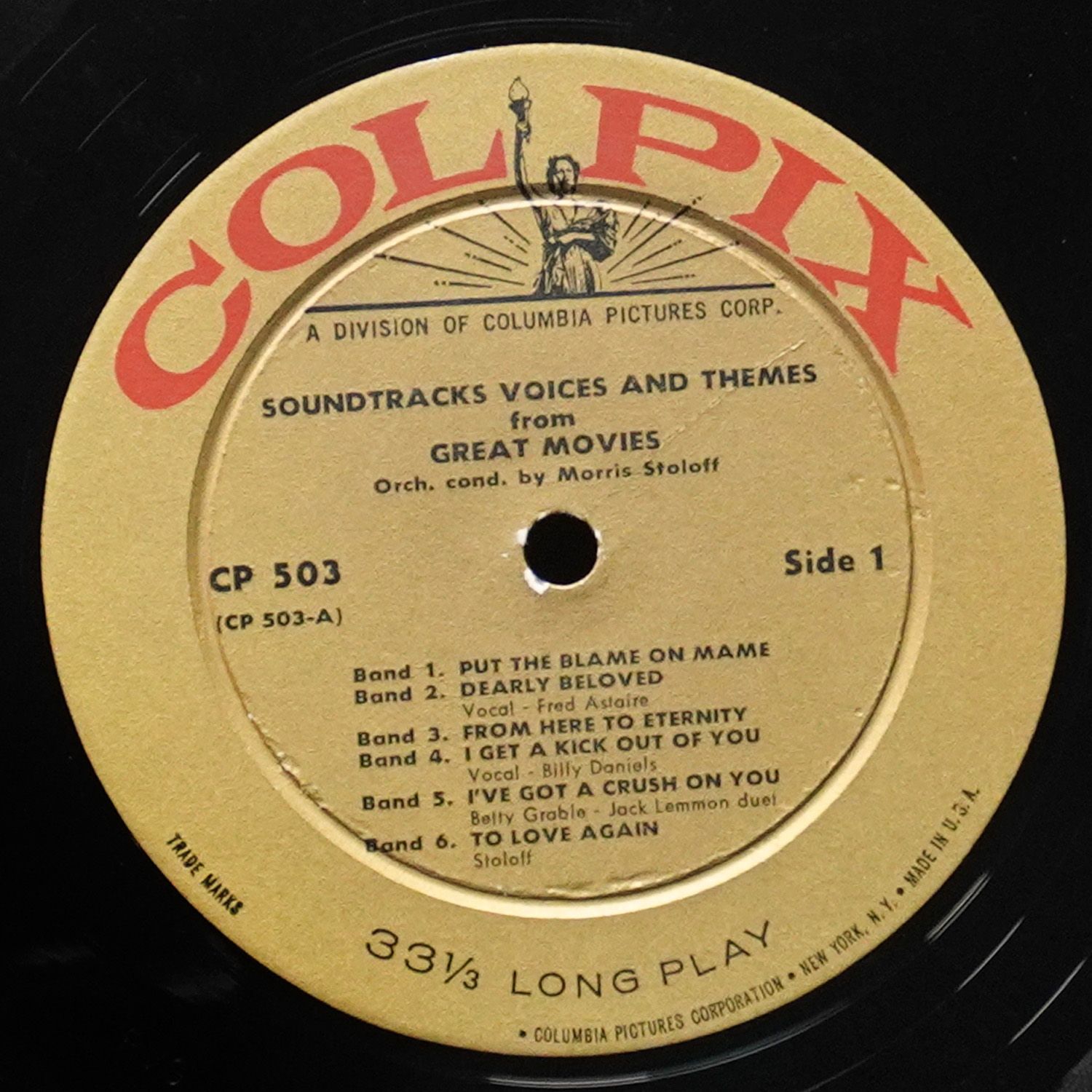 LP Morris Stoloff — Voices, Soundtracks And Themes From Great Movies фото 3