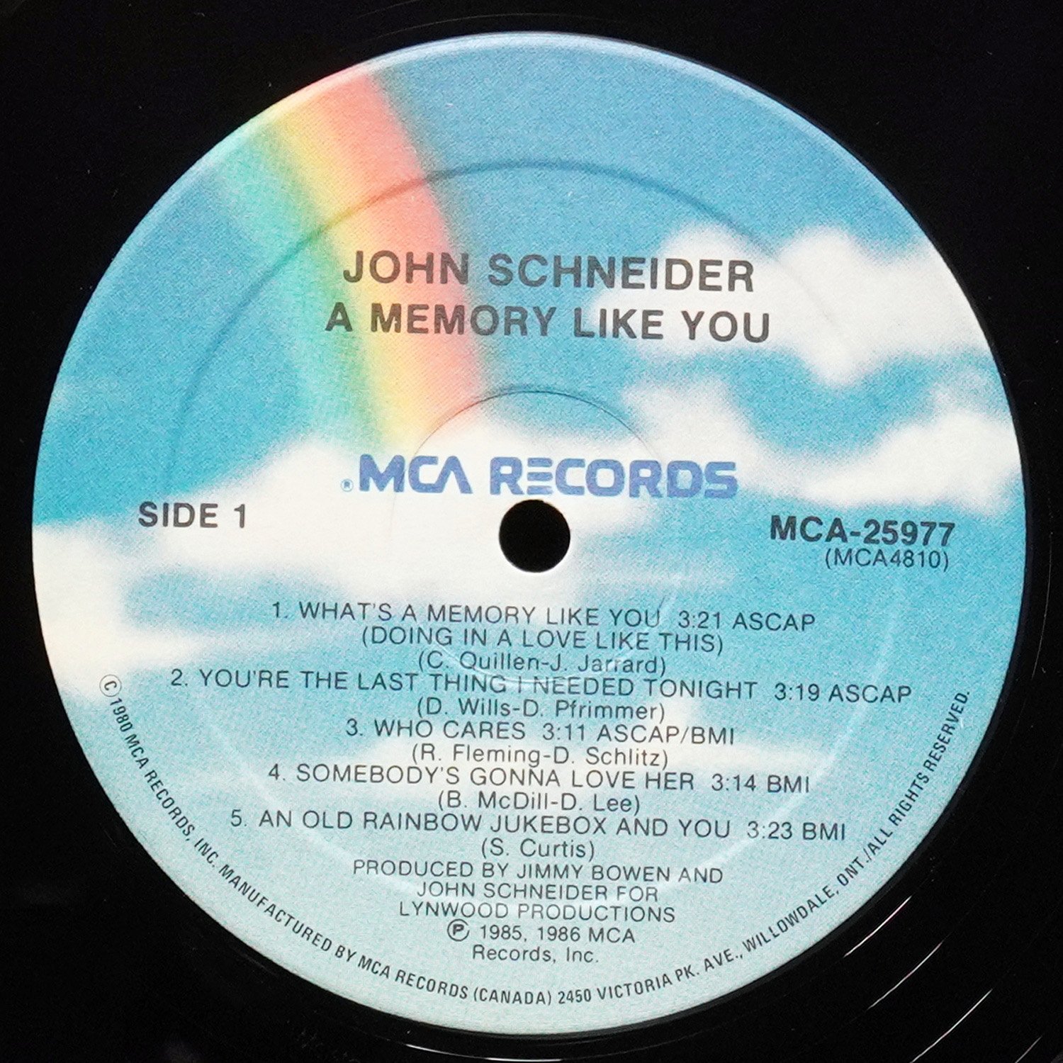 LP John Schneider — A Memory Like You фото 3