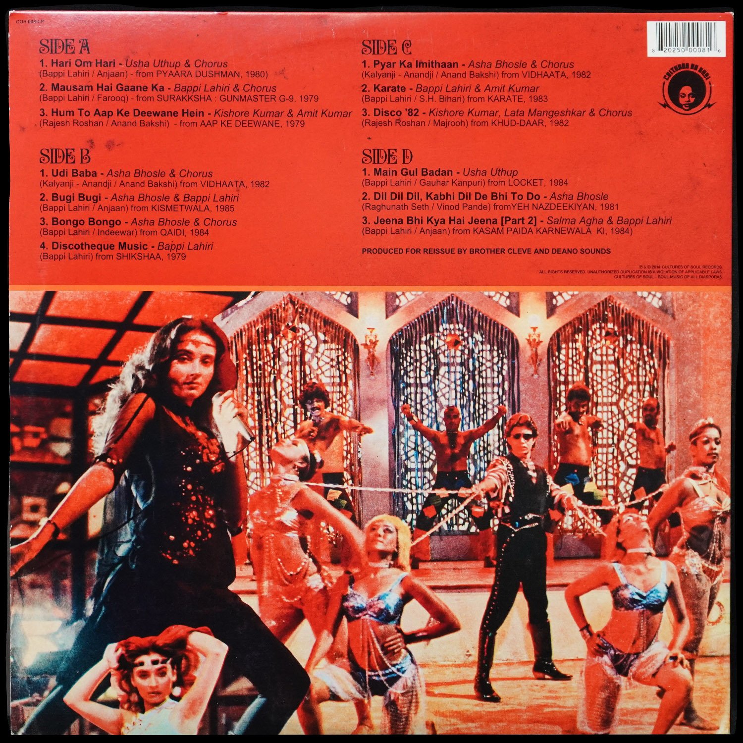 LP V/A — Bombay Disco (Disco Hits From Hindi Films 1979-1985) (2LP) фото 2