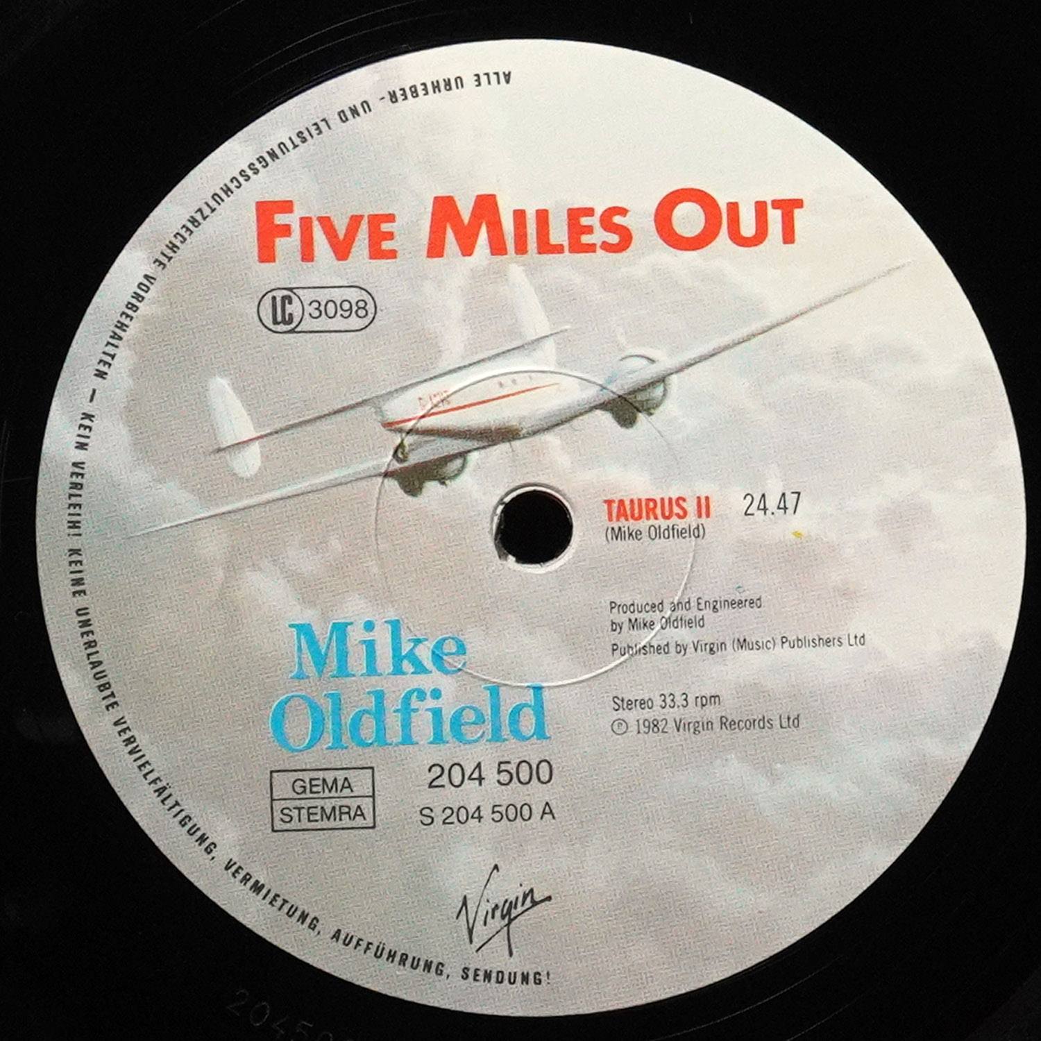 LP Mike Oldfield — Five Miles Out фото 2