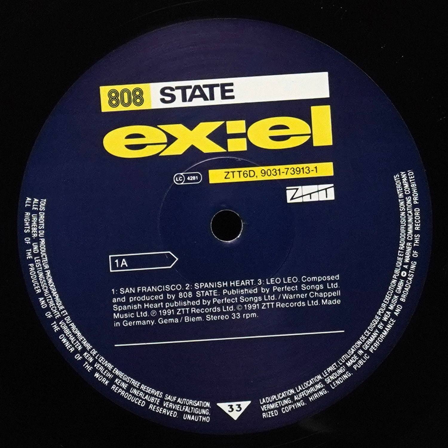 LP 808 State — ex:el (2LP) фото 3