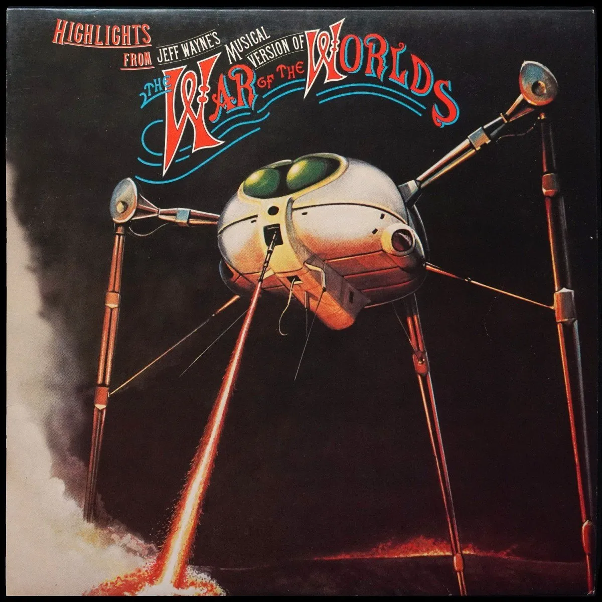 LP Jeff Wayne — Highlights From Jeff Wayne's Musical Version Of The War Of The Worlds фото