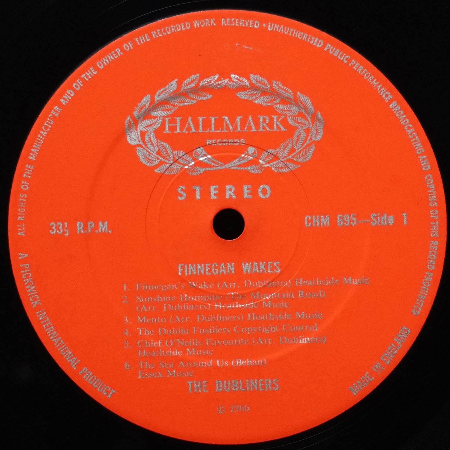 LP Dubliners — Finnegan Wakes фото 2