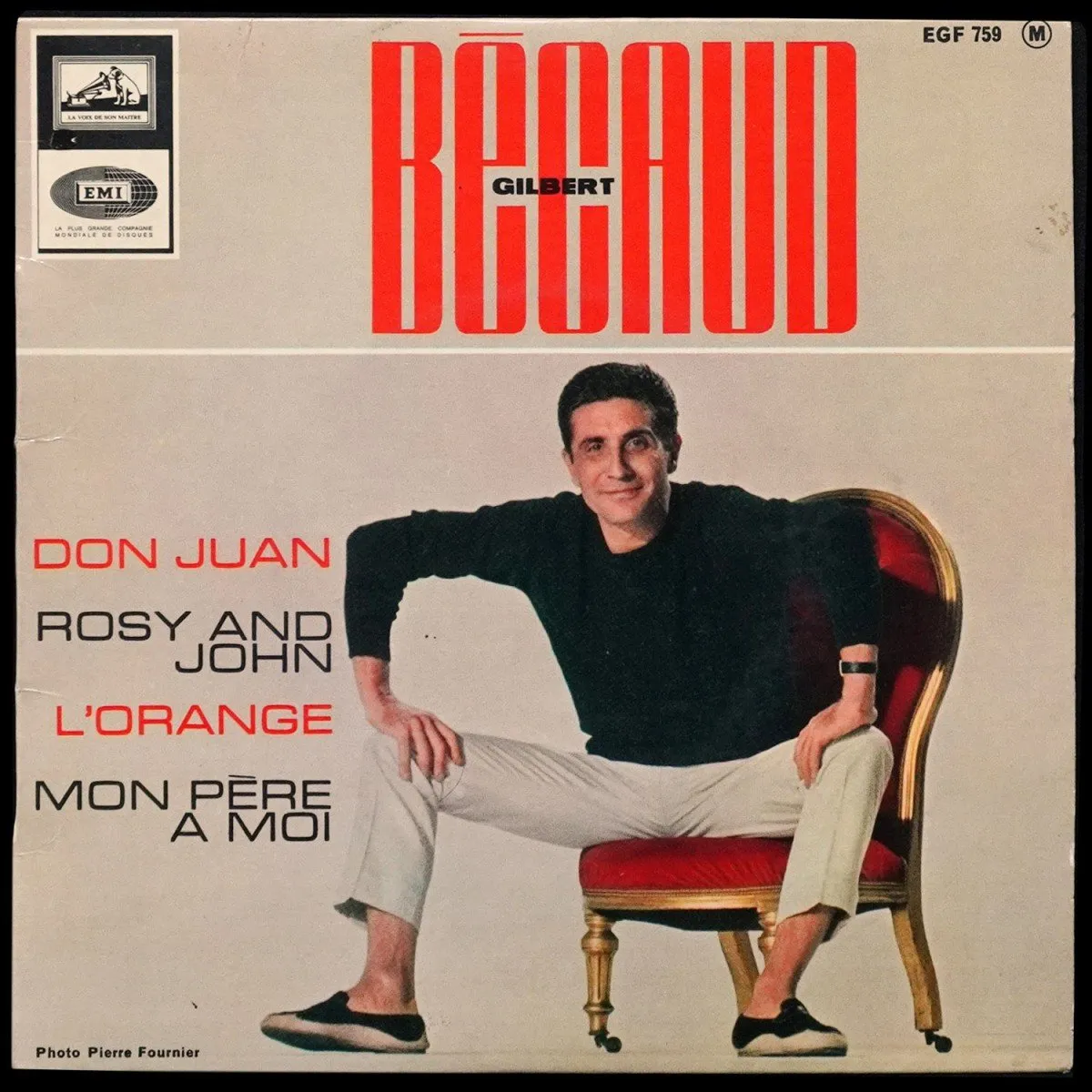 LP Gilbert Becaud — Don Juan / L'orange (EP (мини-альбом)) фото