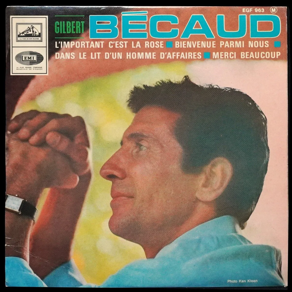 LP Gilbert Becaud — L'important C'est La Rose (EP (мини-альбом)) фото
