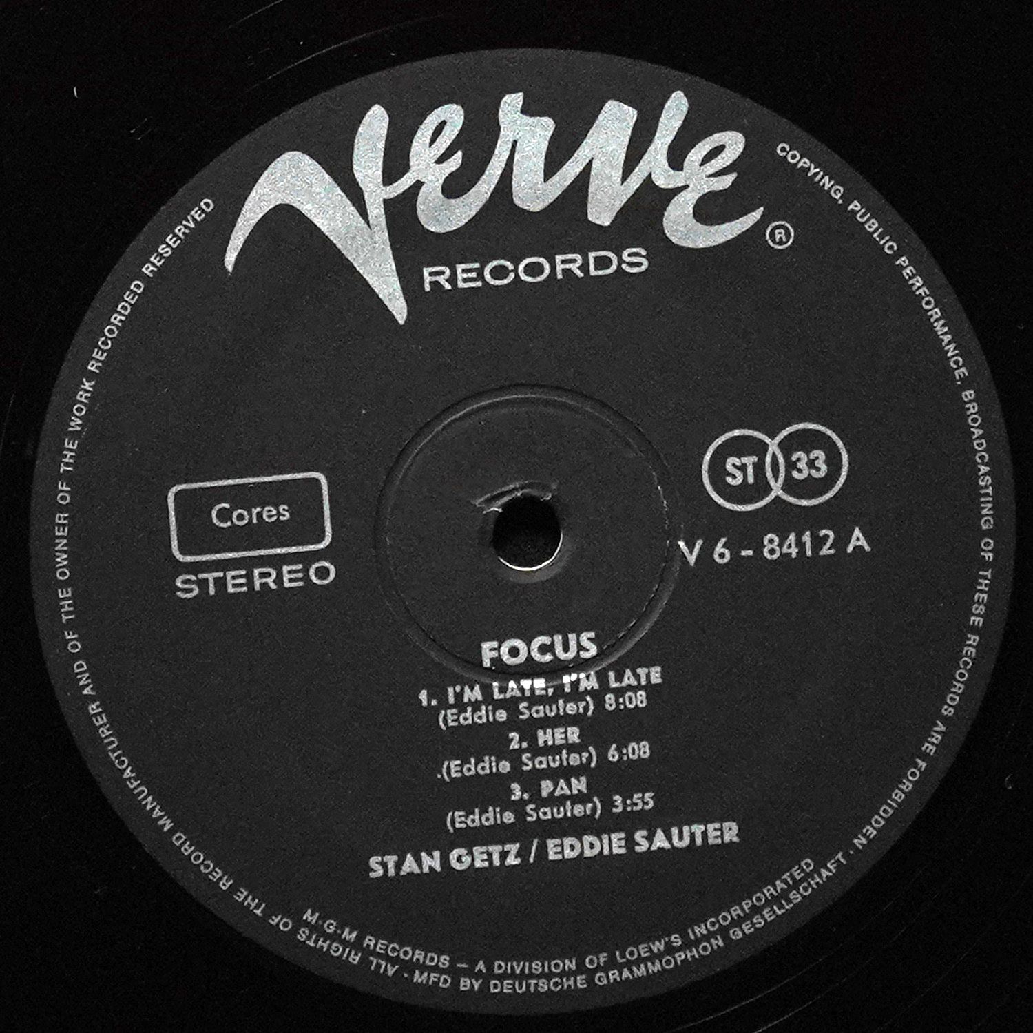 LP Stan Getz — Focus фото 3