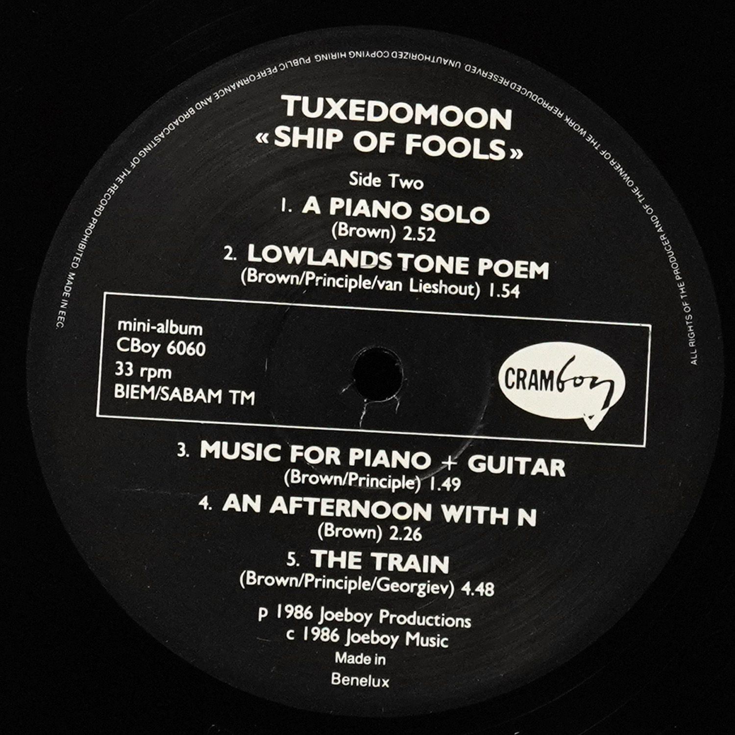 LP Tuxedomoon — Ship Of Fools фото 4