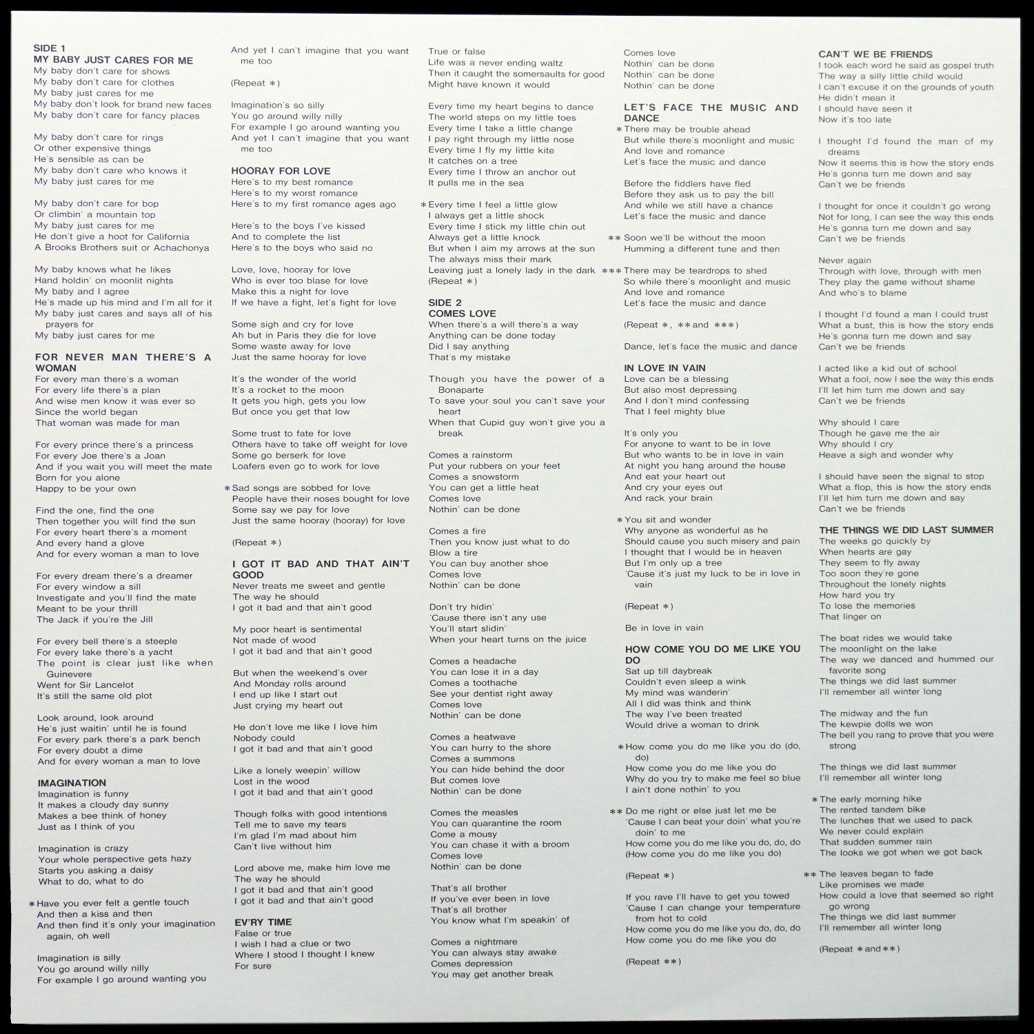 LP Jane Powell — Can't We Be Friends? (моно) фото 6