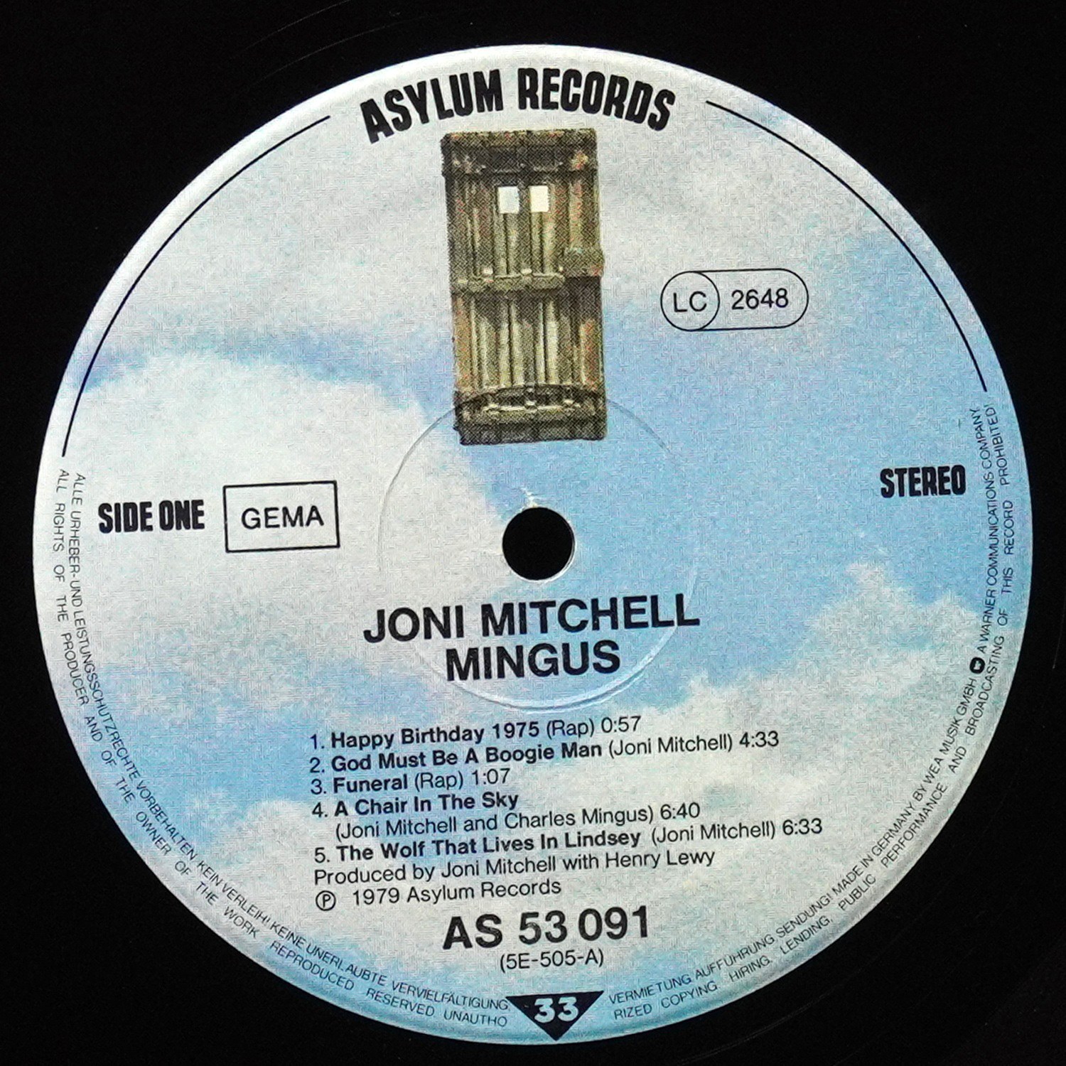 LP Joni Mitchell — Mingus фото 2