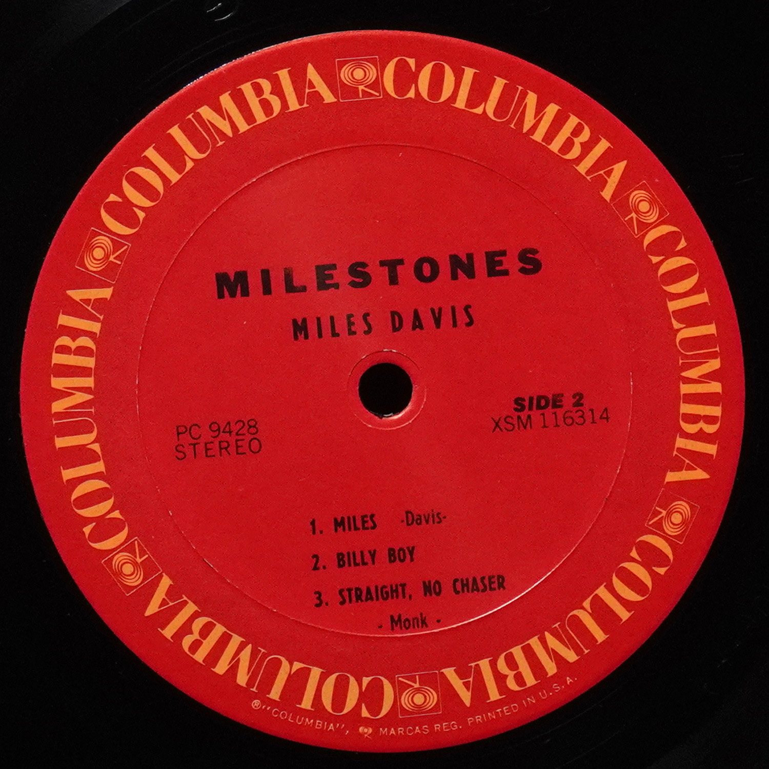 LP Miles Davis — Milestones фото 4