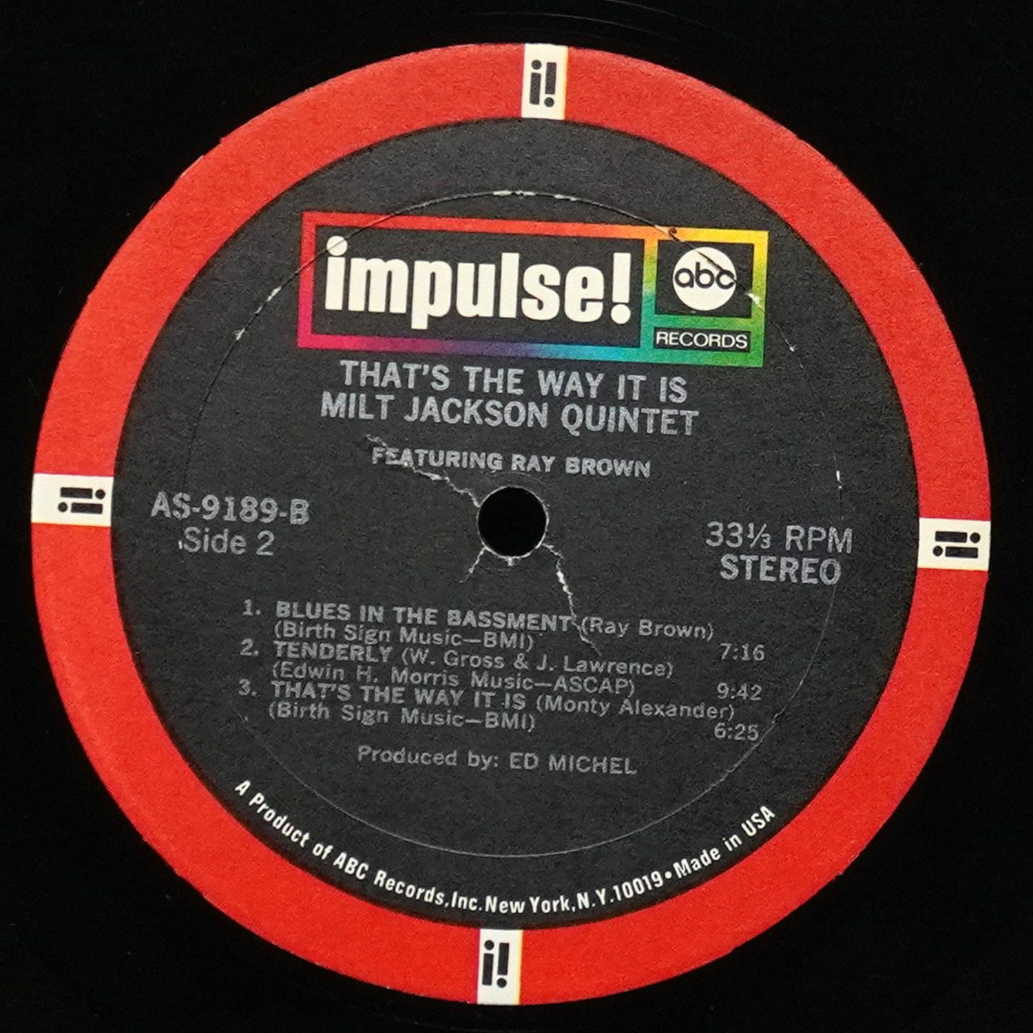 LP Milt Jackson — That's The Way It Is фото 4