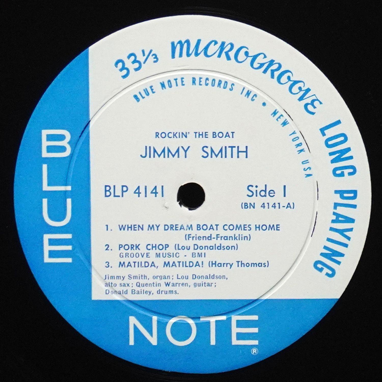 LP Jimmy Smith — Rockin' The Boat (моно) фото 3