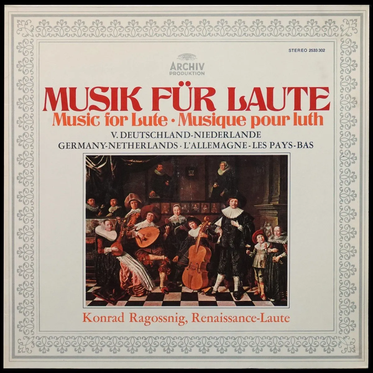 LP Konrad Ragossnig — Music For Lute фото