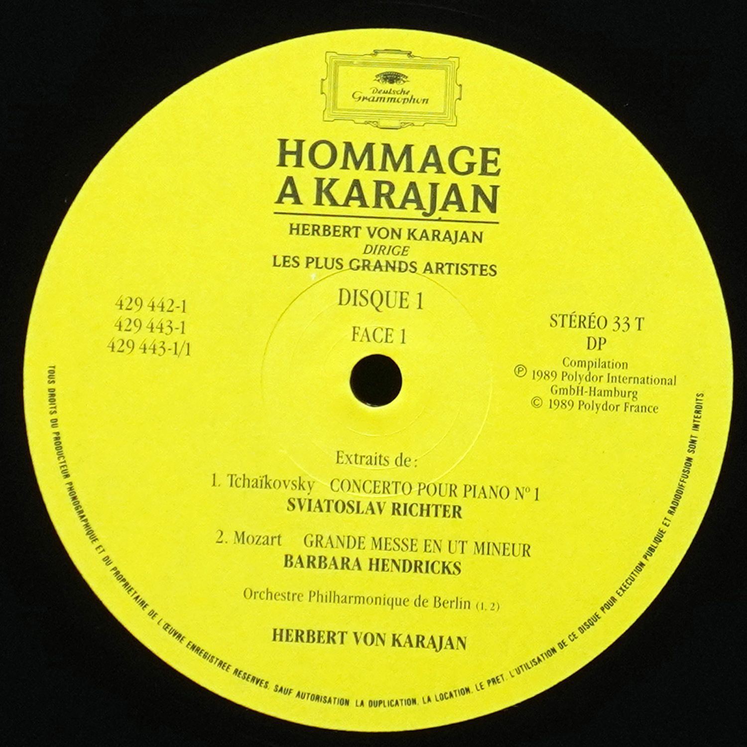 LP Herbert Von Karajan — Hommage A Karajan - Herbert von Karajan Dirige Les Plus Grands Artistes (2LP) фото 2
