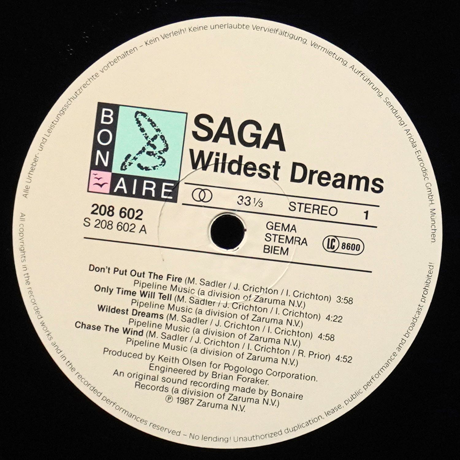 LP Saga — Wildest Dreams фото 2