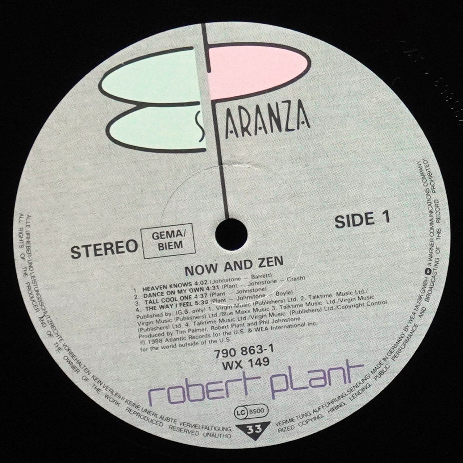 LP Robert Plant — Now And Zen фото 3