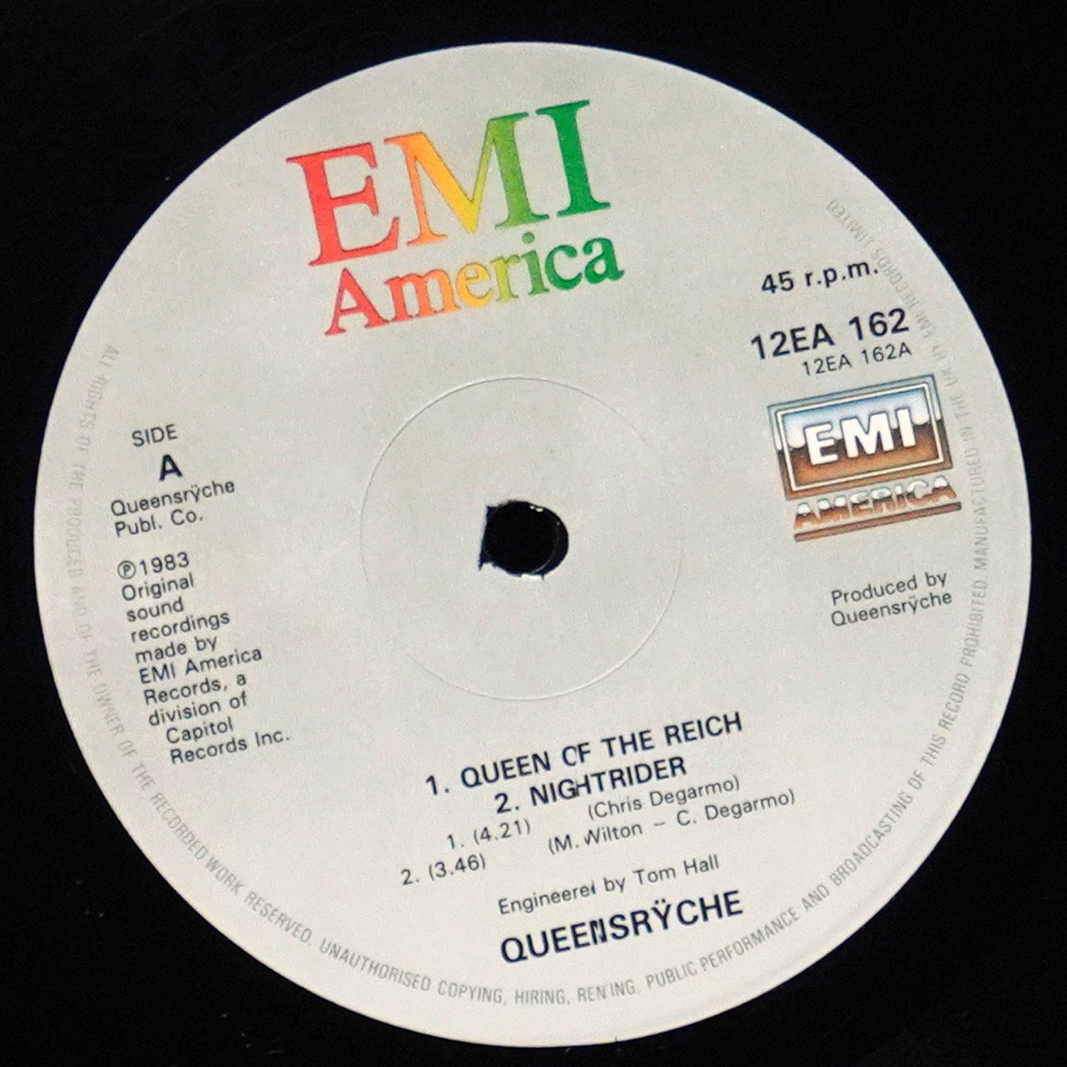 LP Queensryche — Queensryche (EP (мини-альбом)) фото 3