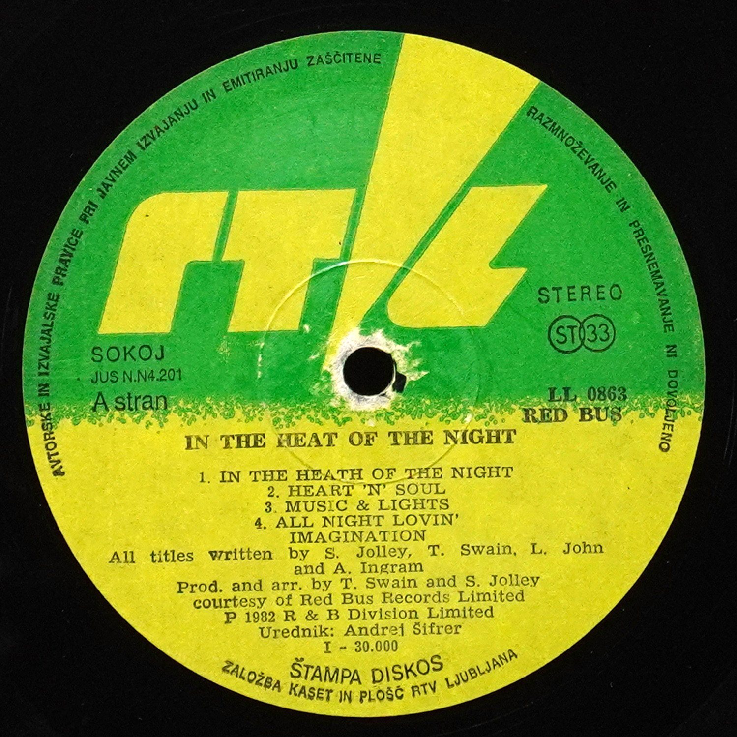LP Imagination — In The Heat Of The Night фото 2