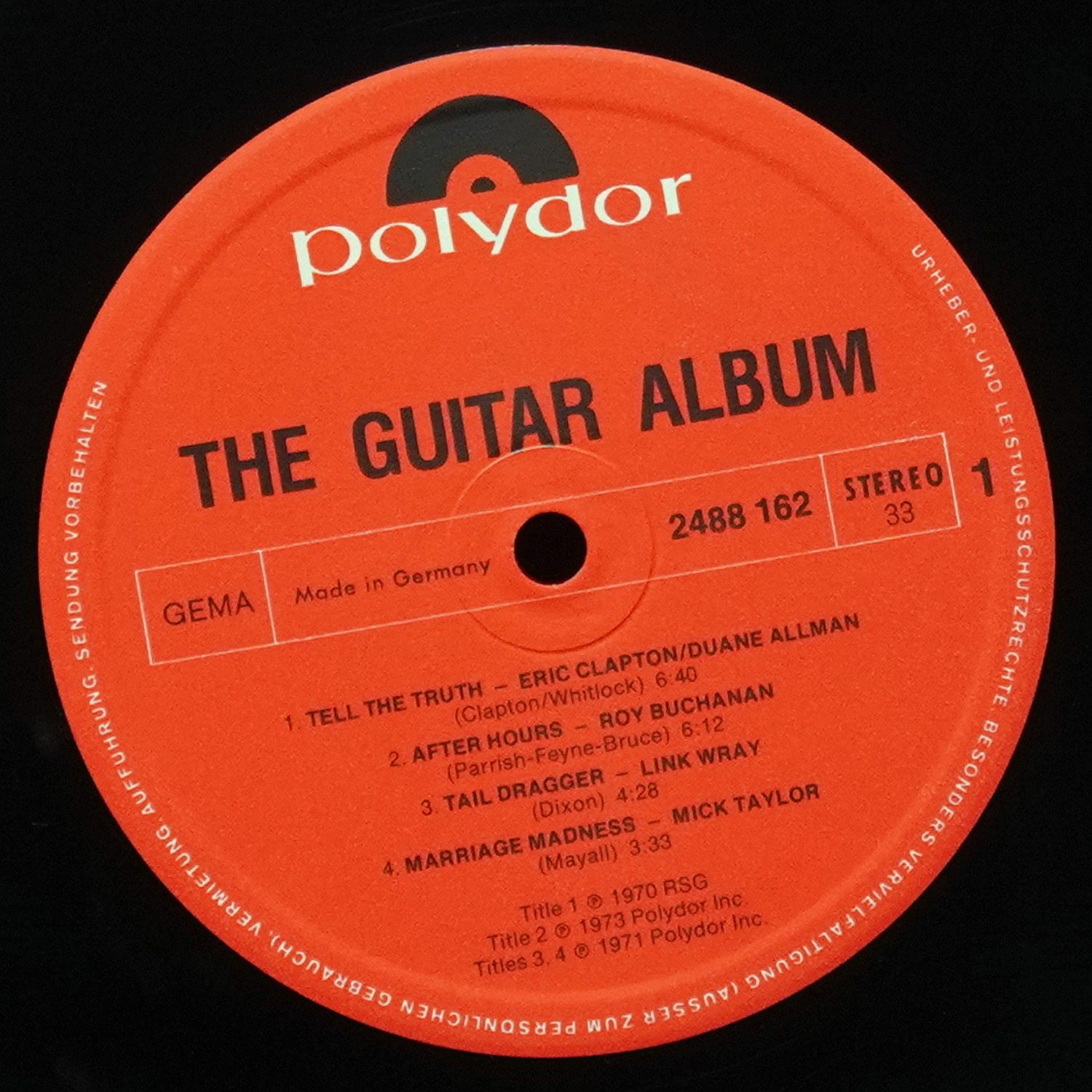LP V/A — Guitar Album (2LP) фото 3