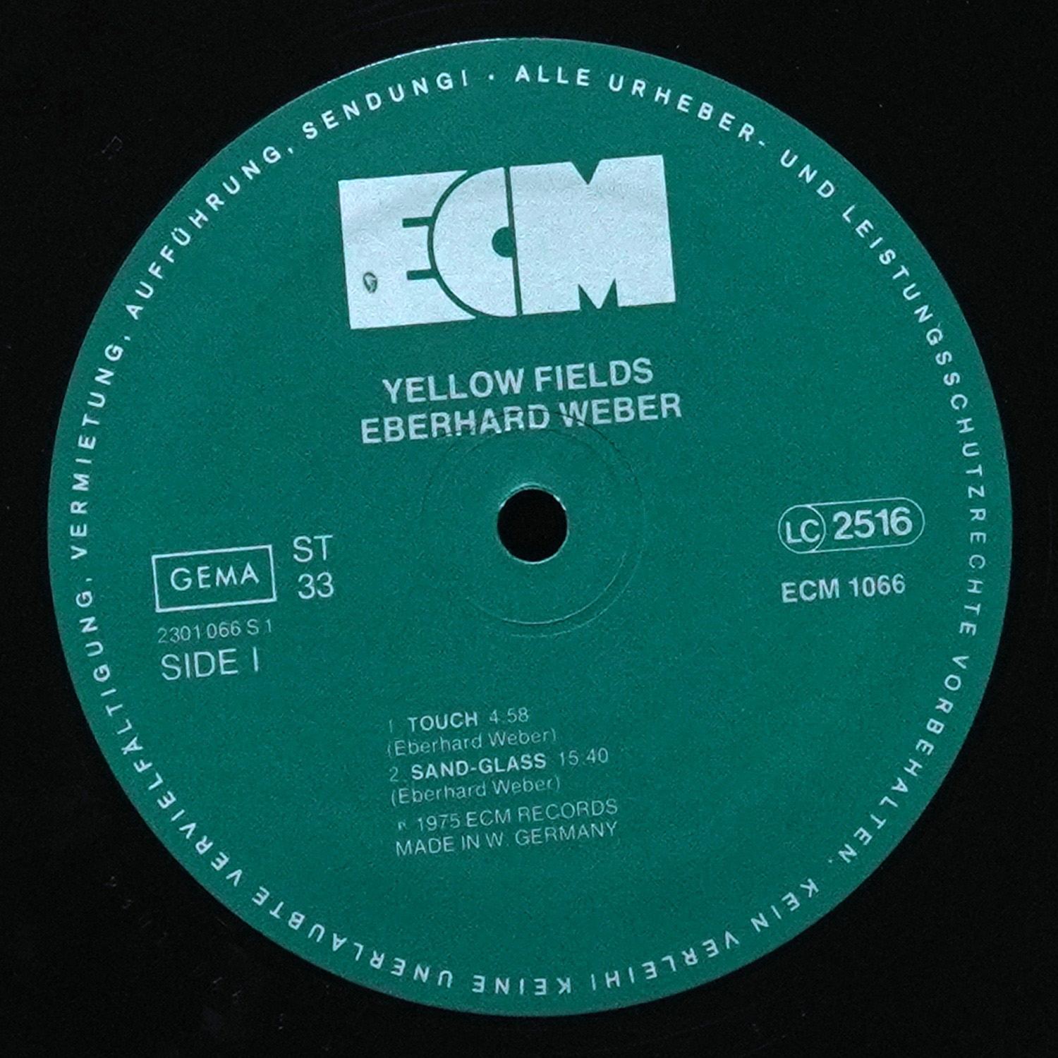 LP Eberhard Weber — Yellow Fields фото 3