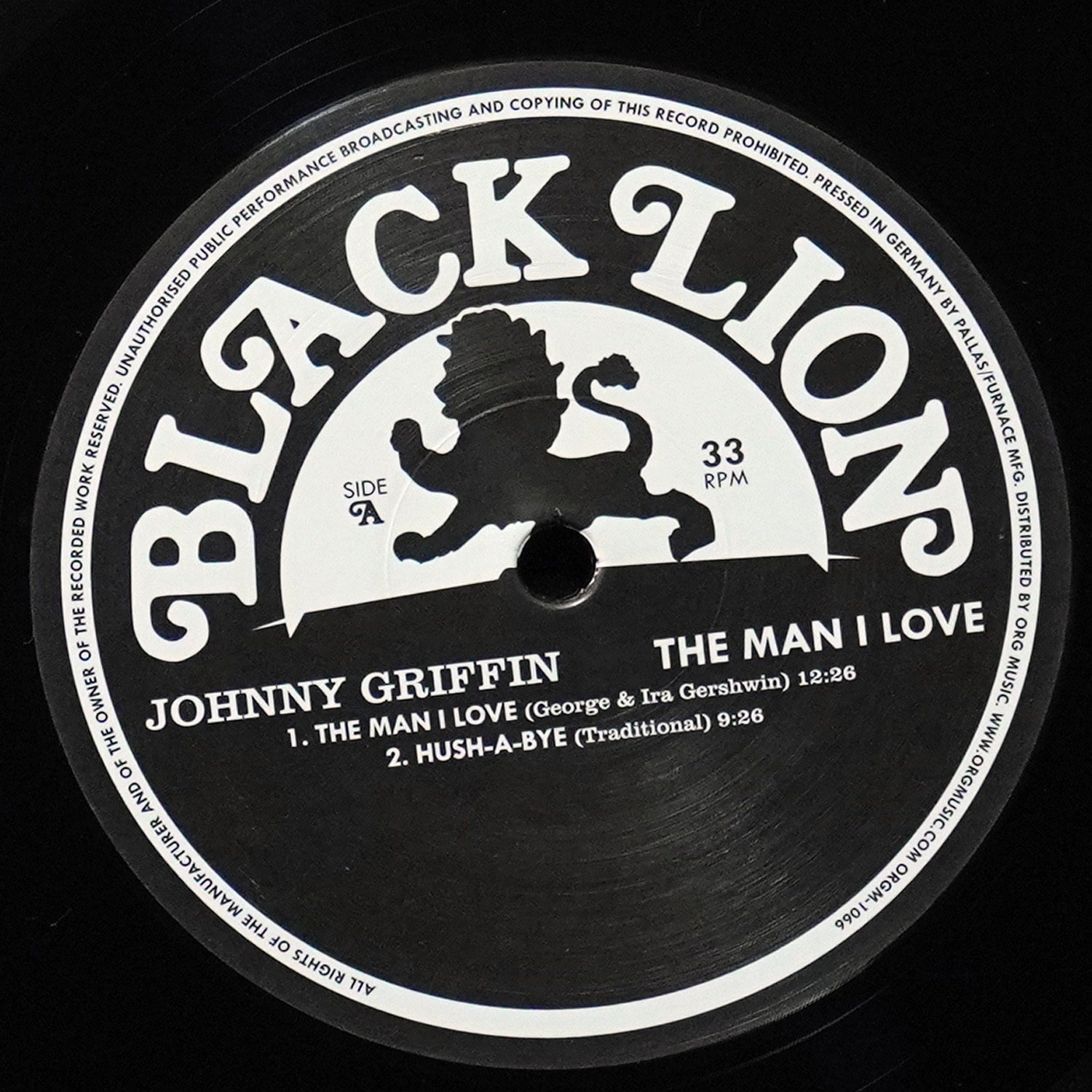 LP Johnny Griffin — Man I Love фото 3