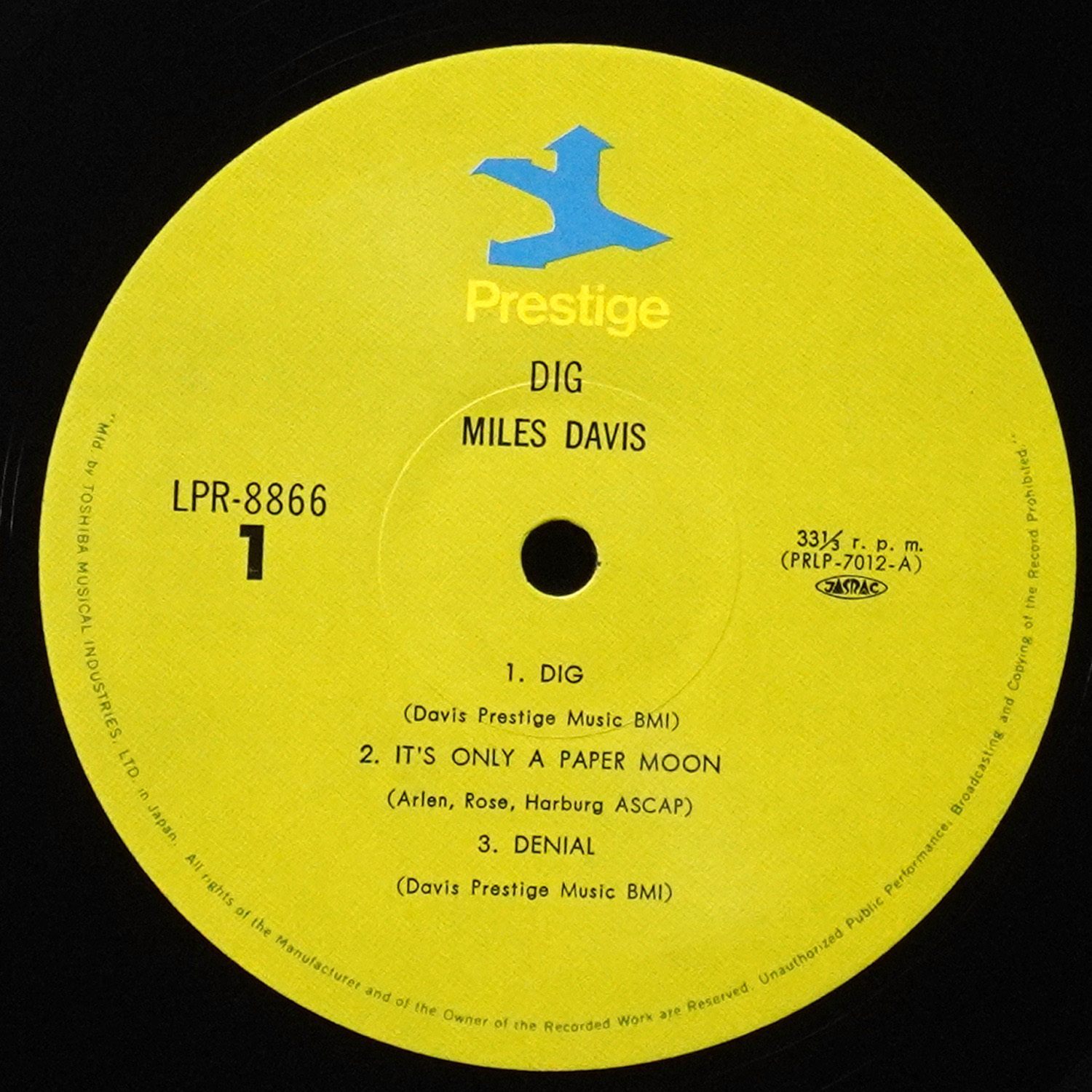 LP Miles Davis — Dig (моно) фото 3