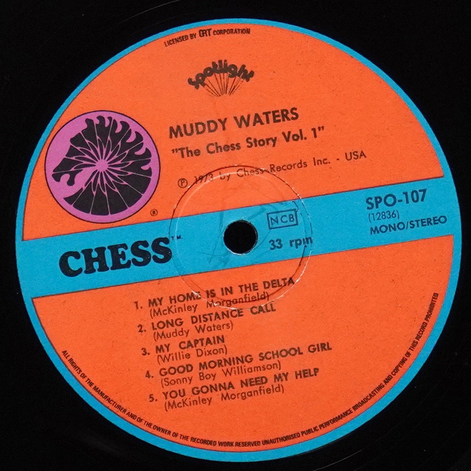 LP Muddy Waters — Chess Story Vol. 1 фото 3