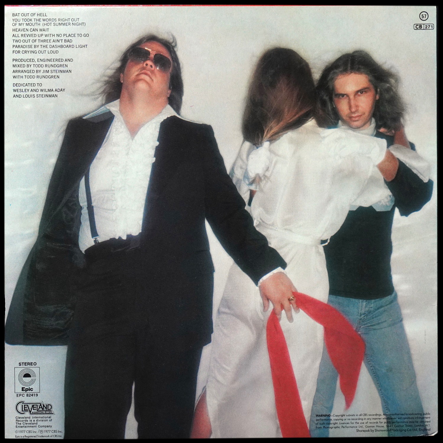 LP Meat Loaf — Bat Out Of Hell фото 2